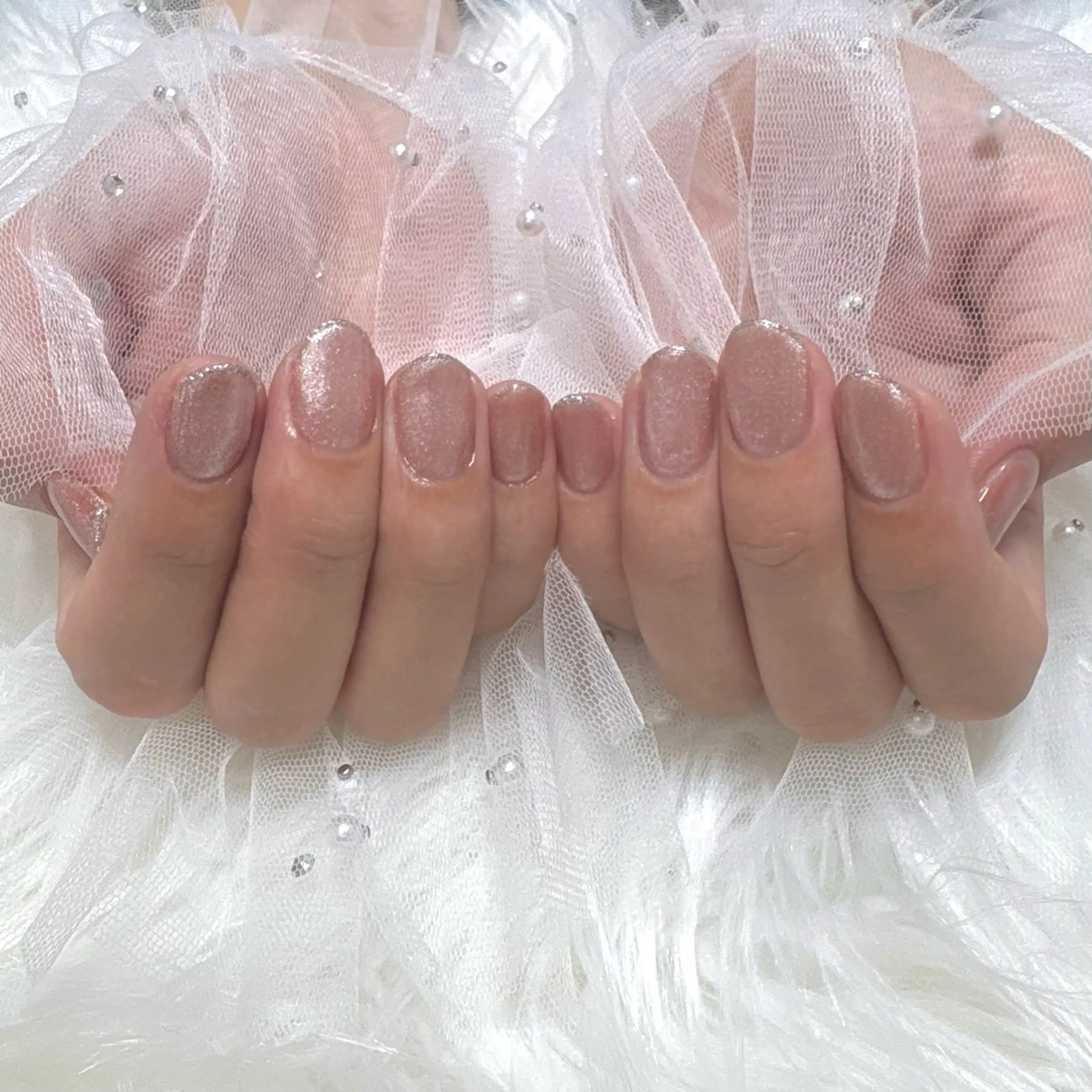 ネイル ラメ(グリッター) マグネットネイル ハンドネイル SHINE nail salonのネイルデザイン