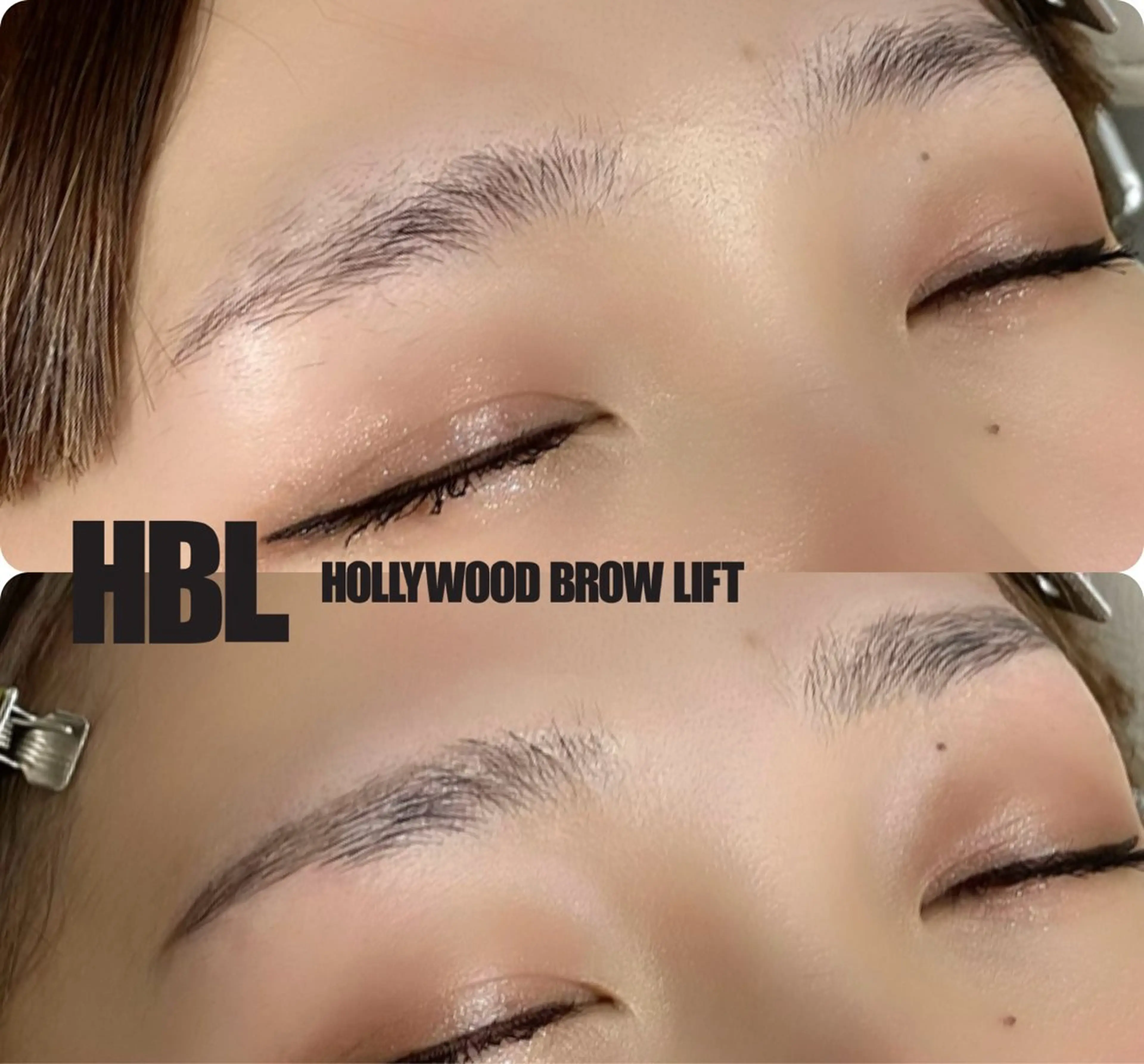 アイブロウ ハリウッドブロウリフト 眉毛ワックス脱毛 Briller @odawaraのマツエク・マツパデザイン