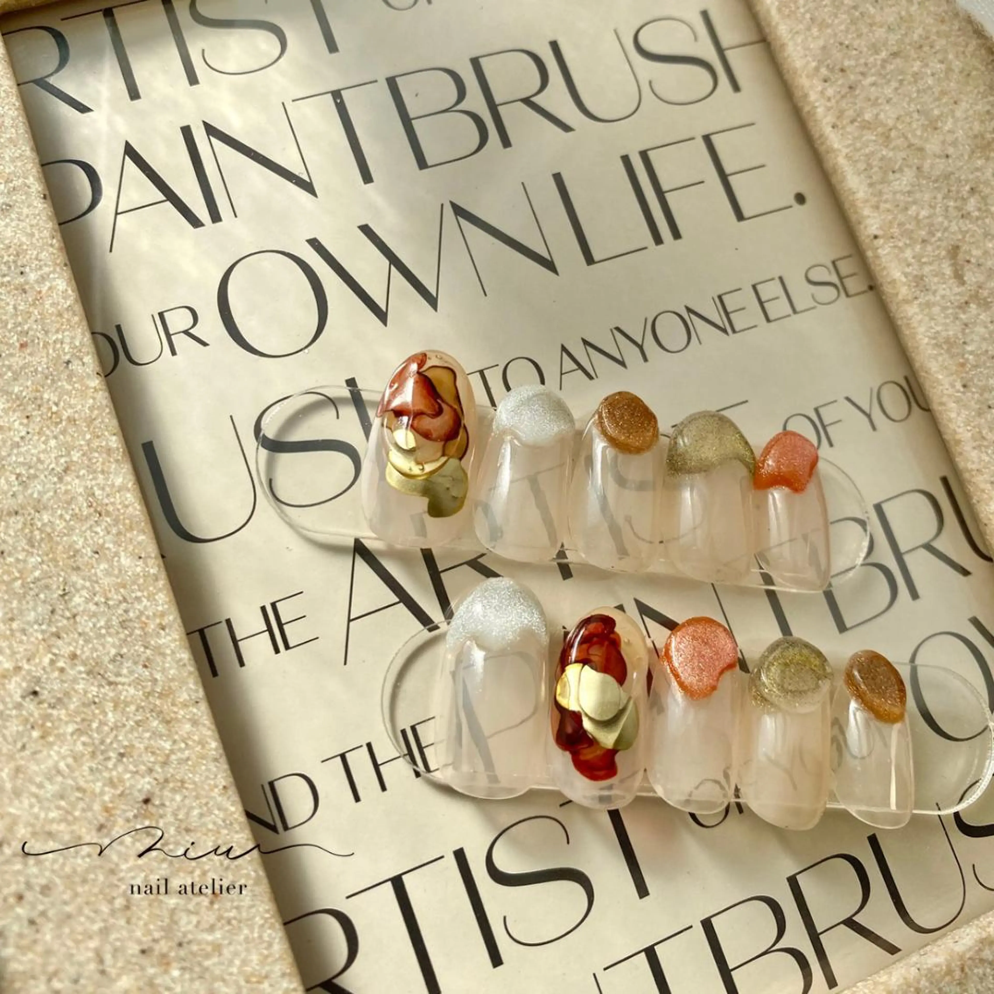 ネイル ハンドネイル フットネイル miw nail atelierのネイルデザイン