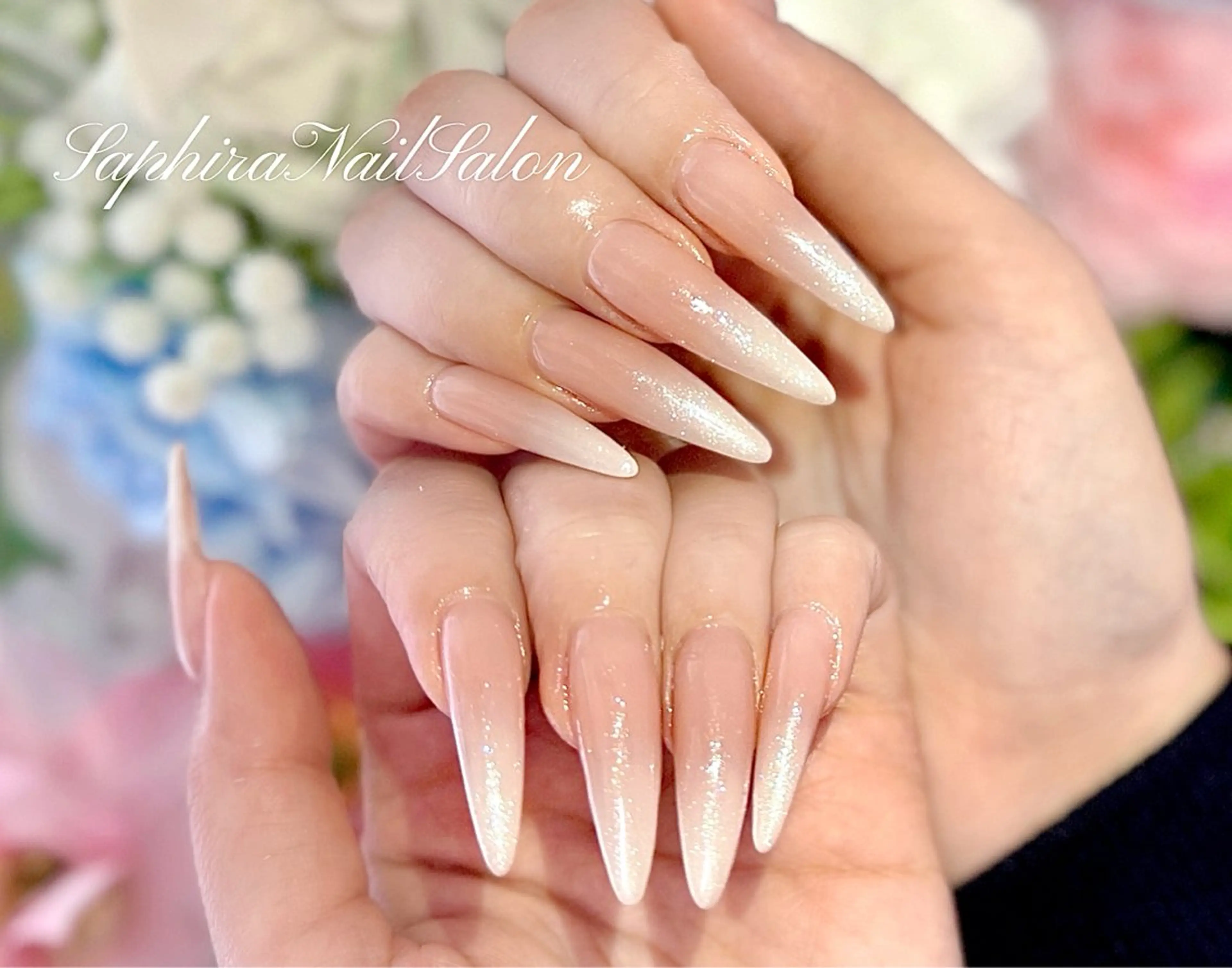 カラー ハンドネイル Saphiraネイル サロン錦糸町のネイルデザイン