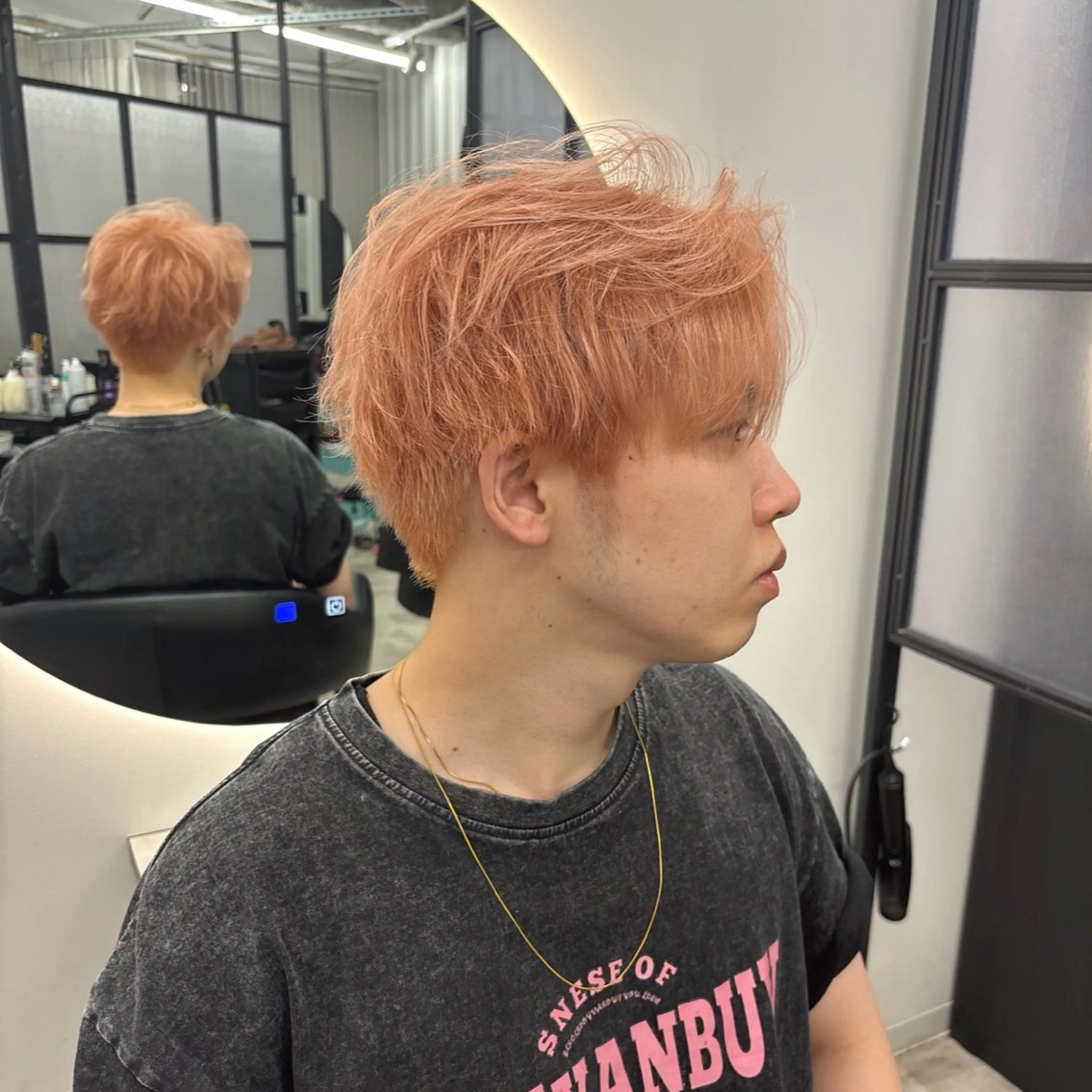 カラー メンズ ヘアカラー Ren. 🦋デザインカラーのヘアスタイル