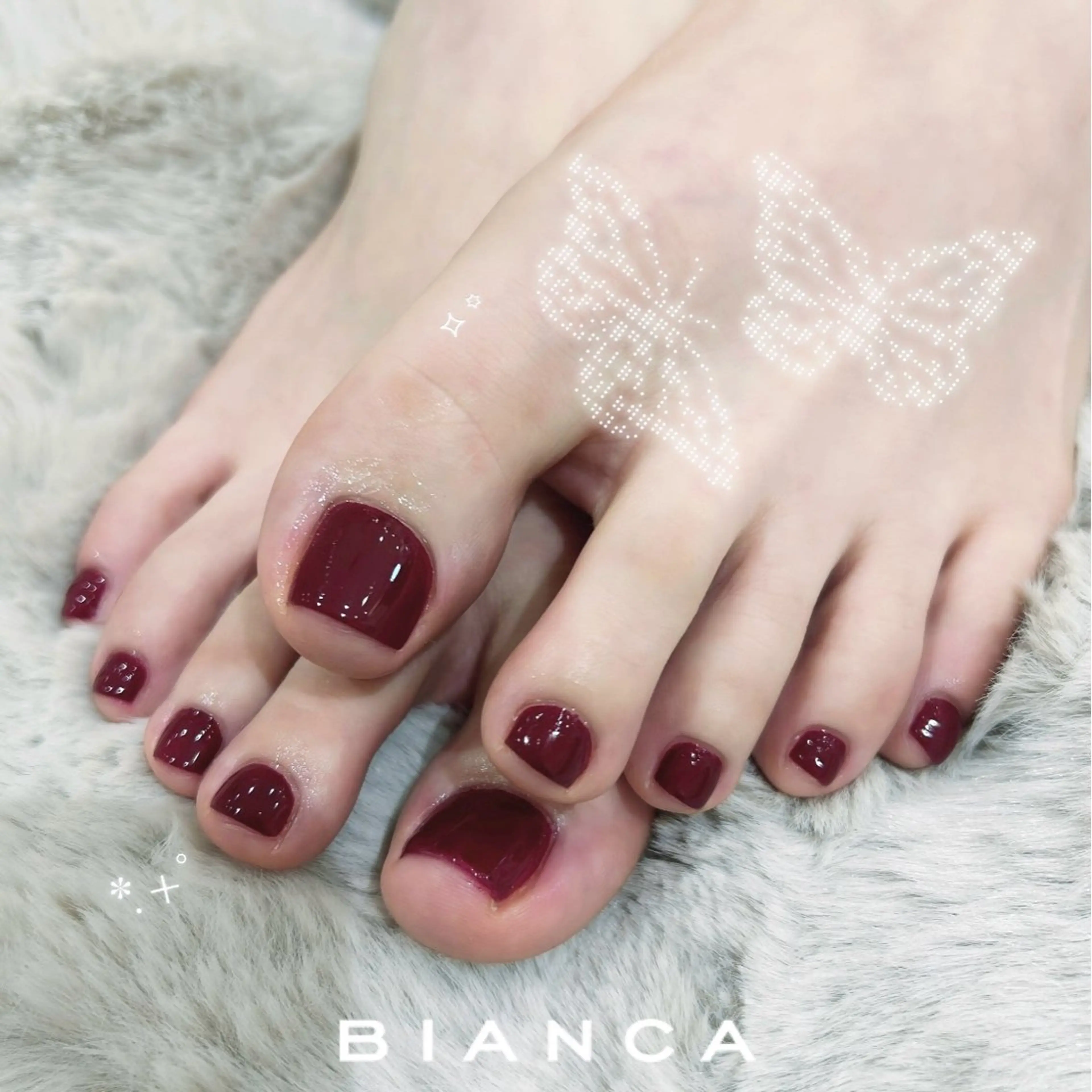 【オフなし】フット🦶🏻ワンカラーorグラデーション🎶/川口/パラジェル変更可能♡の写真