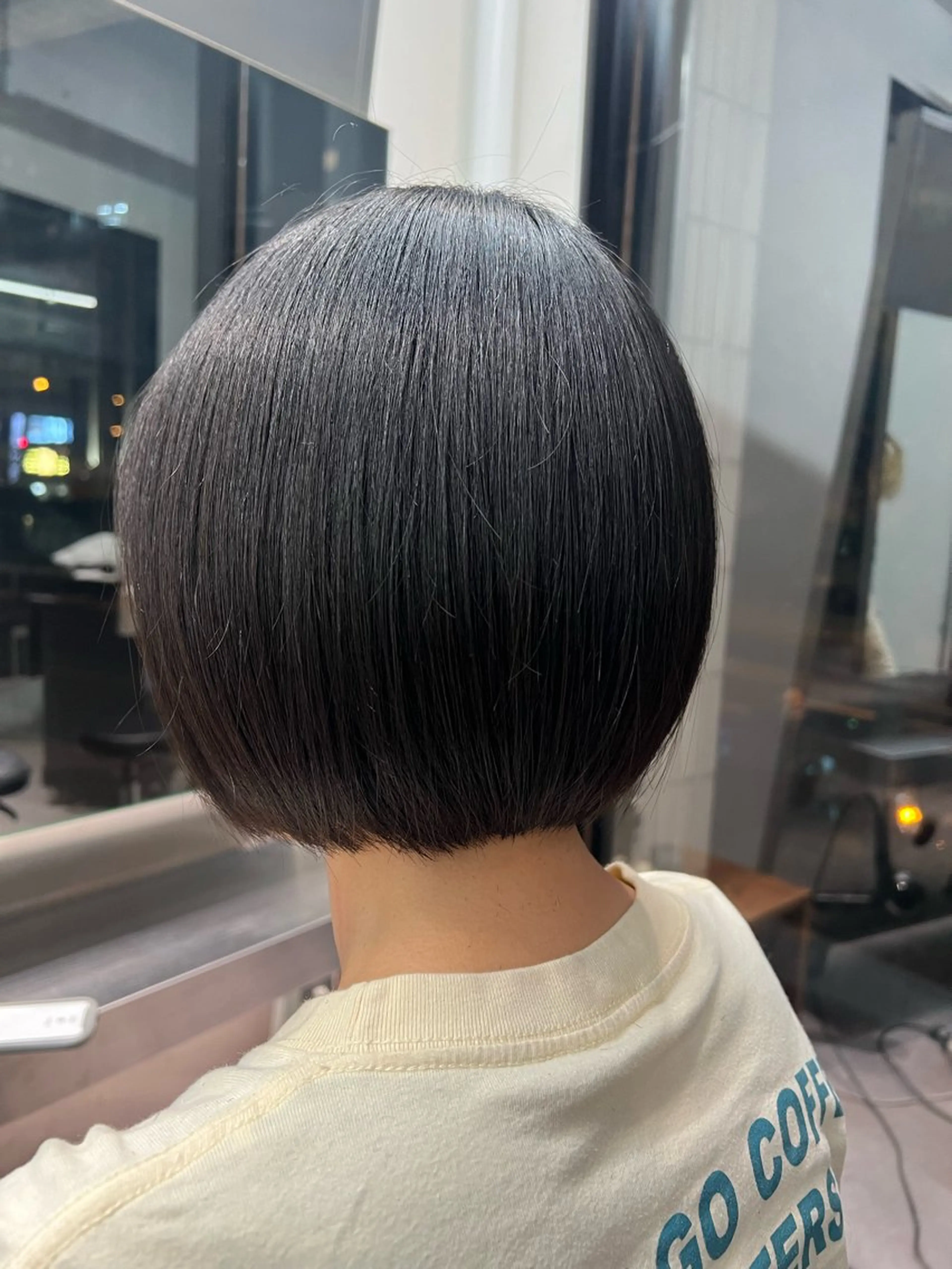 ショート ボブ くせ毛 堀江 /木下椋麻のヘアスタイル