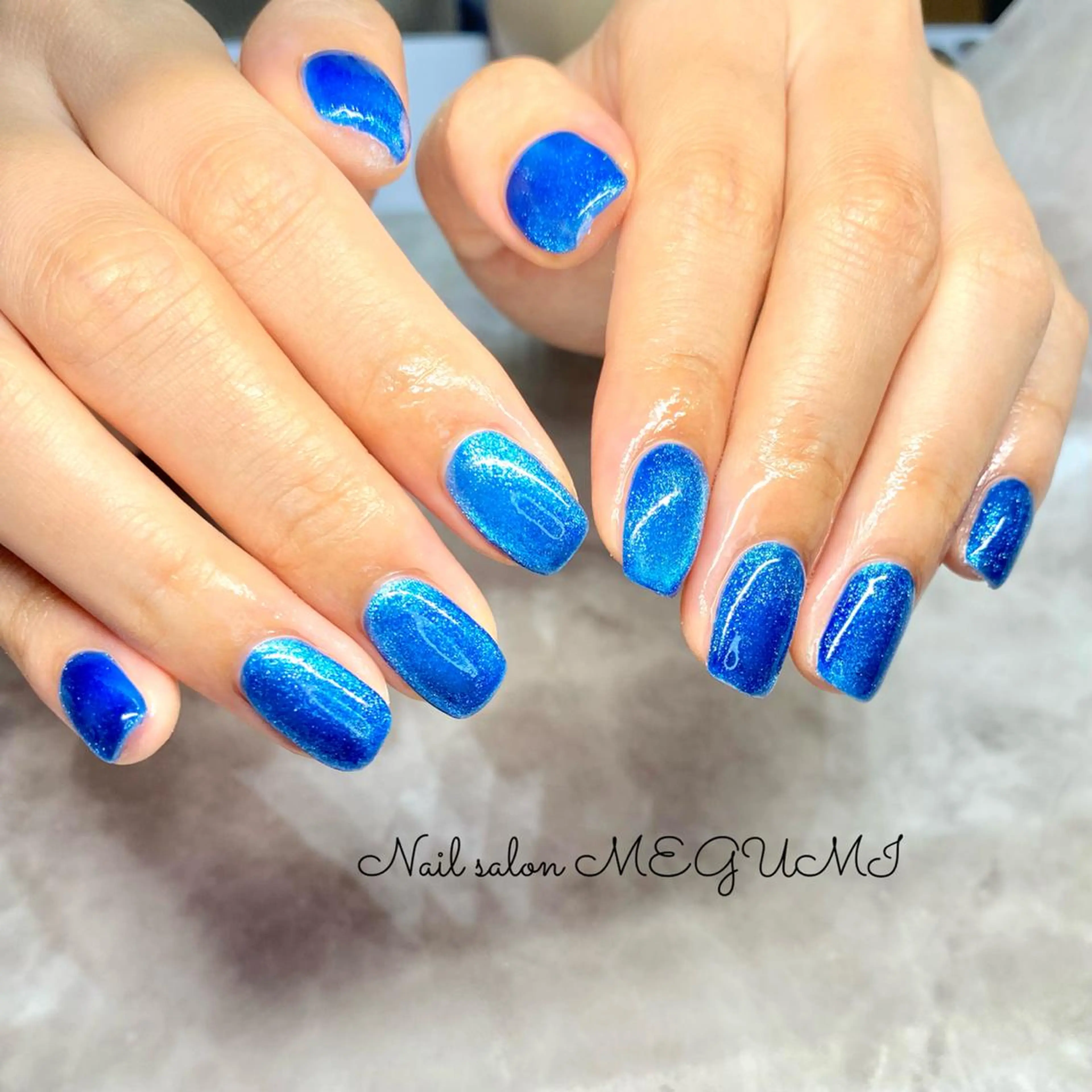 ネイル マグネットネイル マグネットワンカラー ワンカラーネイル Nail salon MEGUMIのネイルデザイン