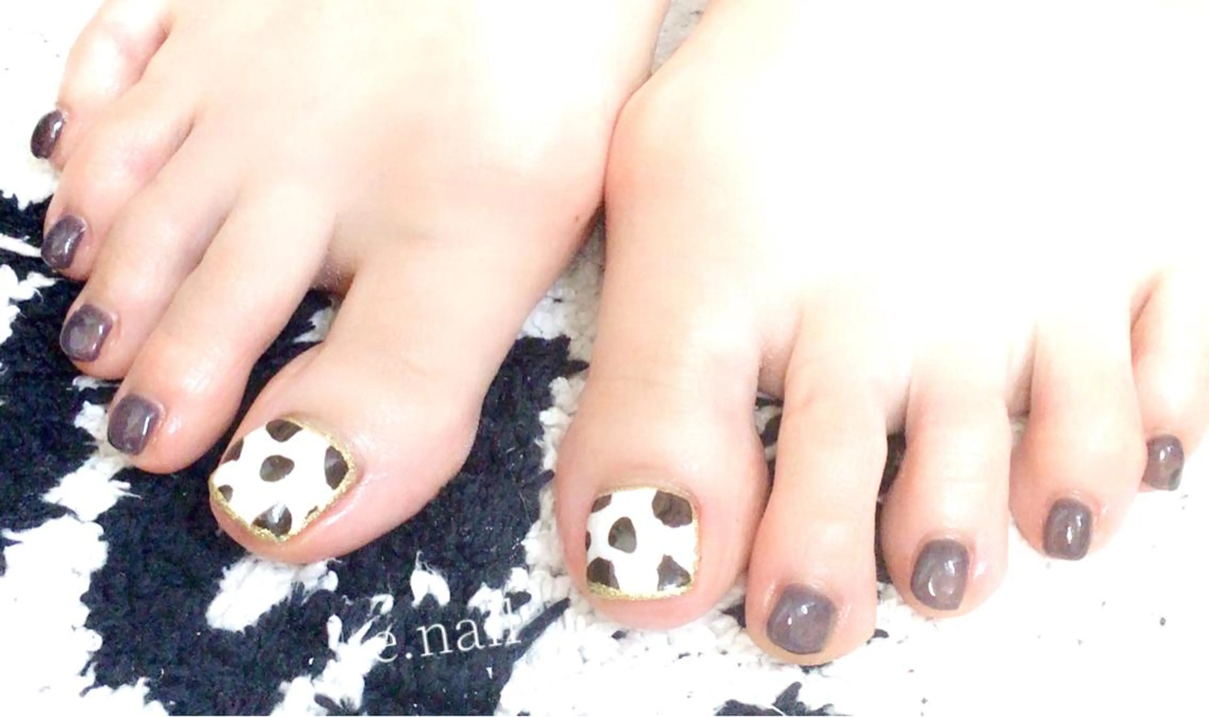 フットワンカラーorラメカラーの写真