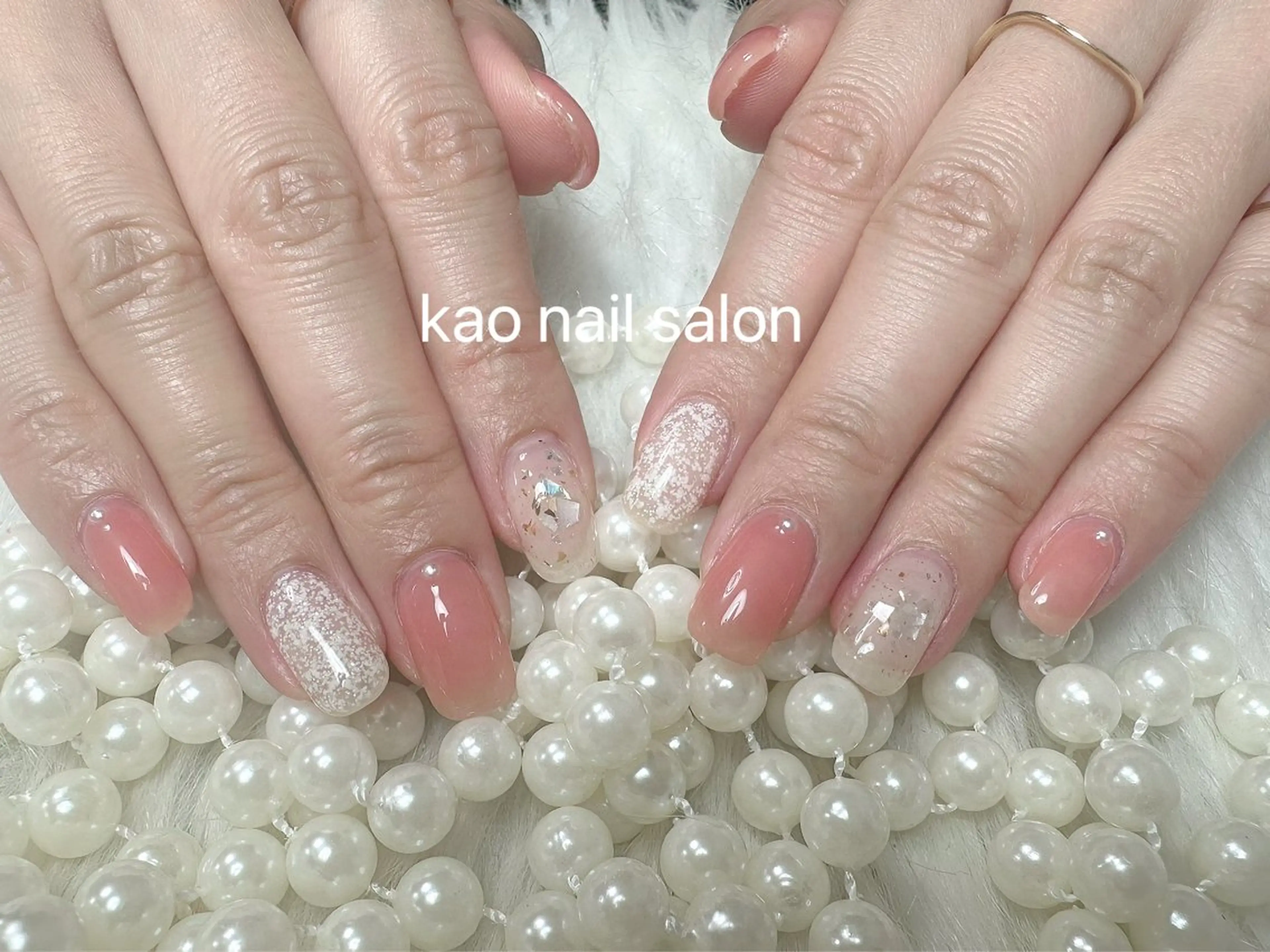 ネイル ハンドネイル kao nail マグネット/長さだしのネイルデザイン