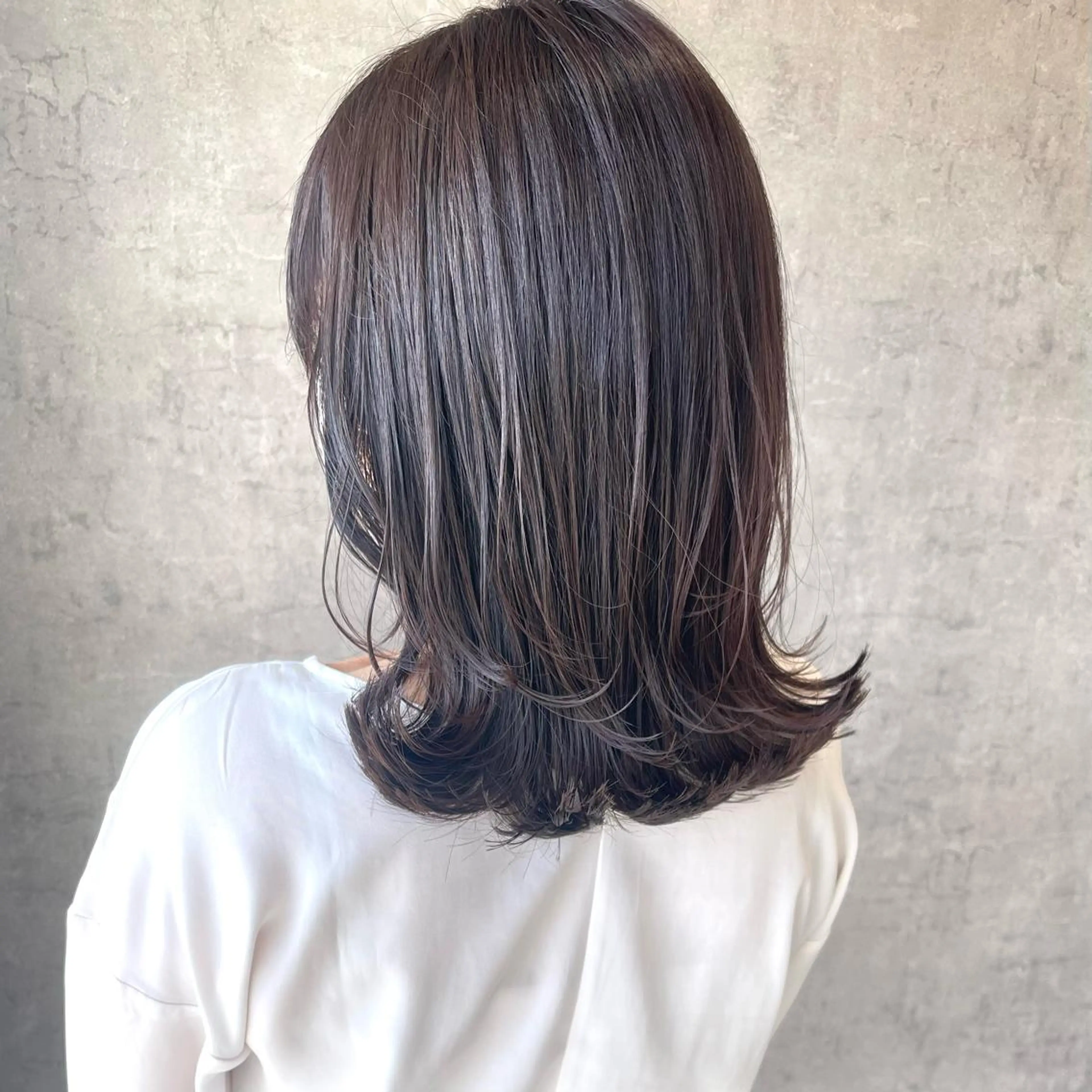 セミロング くびれヘア カット ヘアカラー トリートメント merci.所属・🌻あいり merci.🌻のヘアスタイル