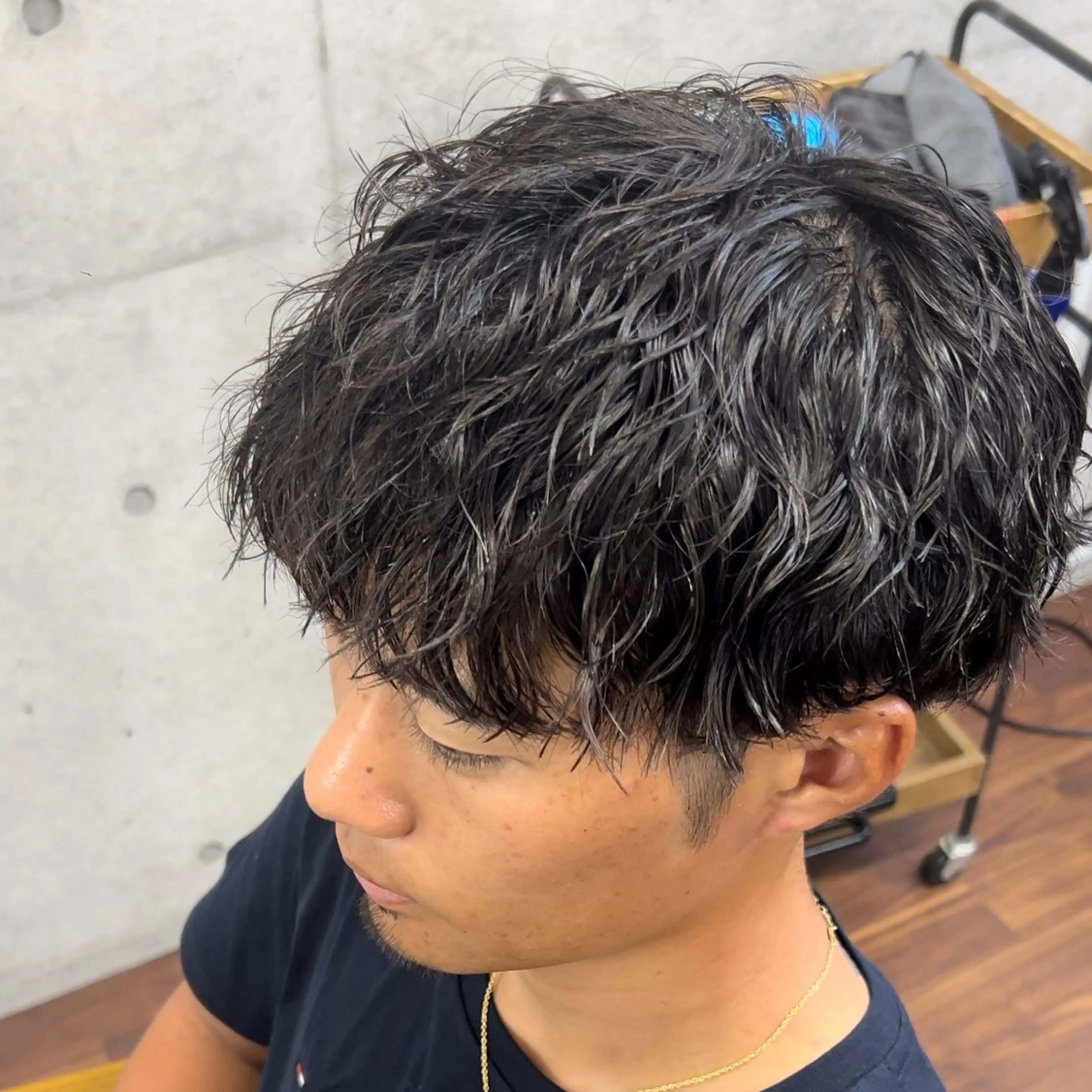 パーマ メンズ マッシュ Rikito /メンズパーマのヘアスタイル
