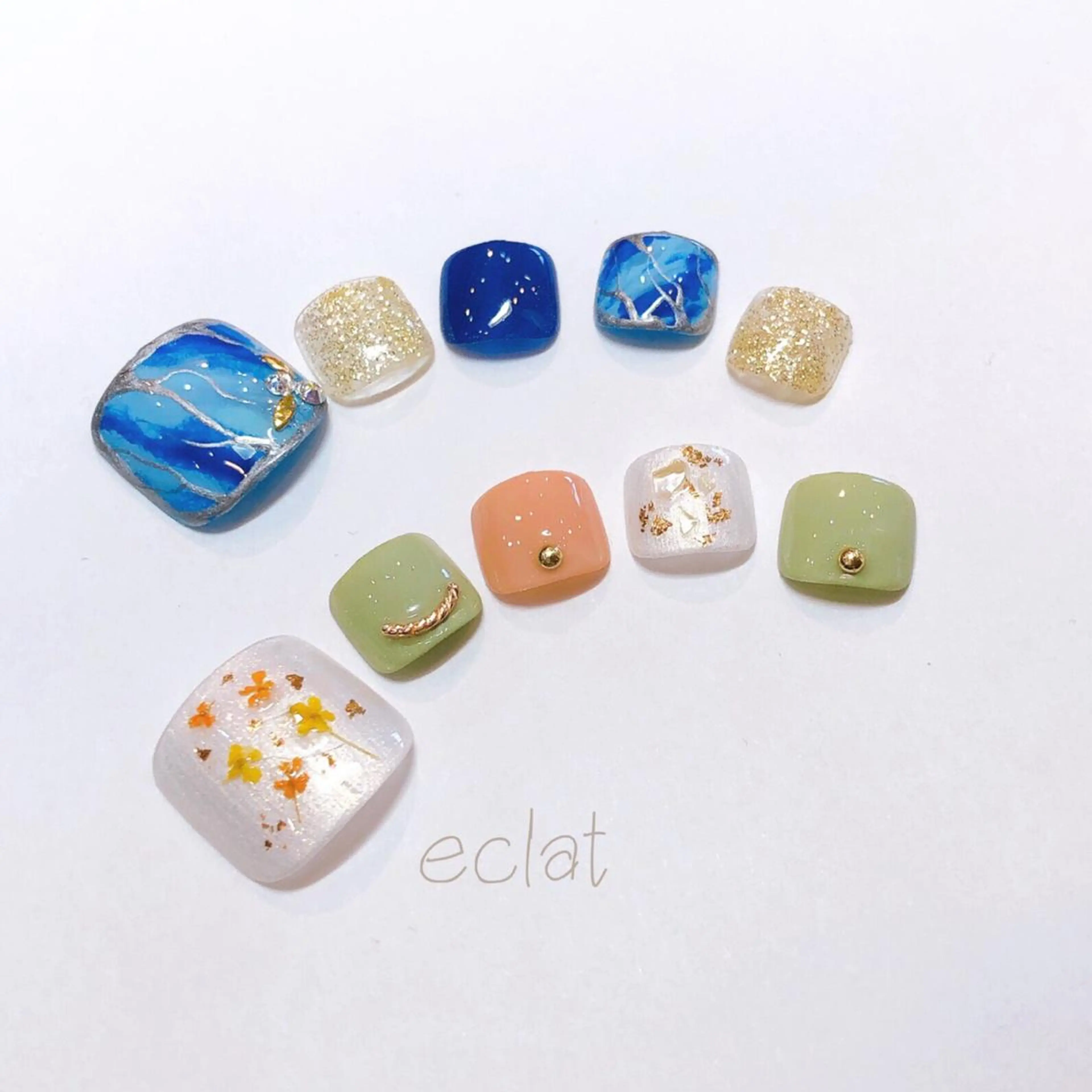 ネイル センター南 eclatのネイルデザイン