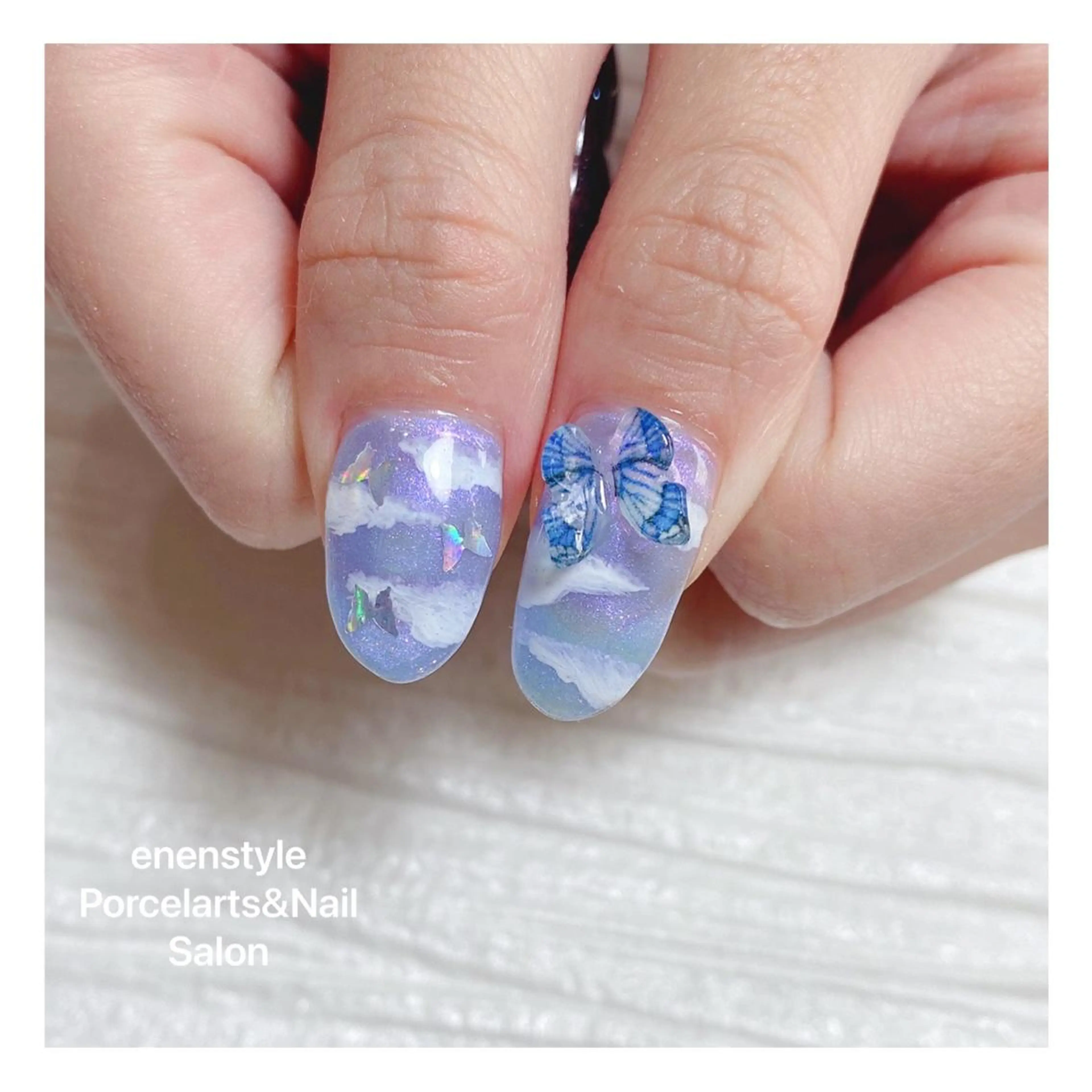 ミディアム ネイル ハンドネイル 👑enen style👑のネイルデザイン