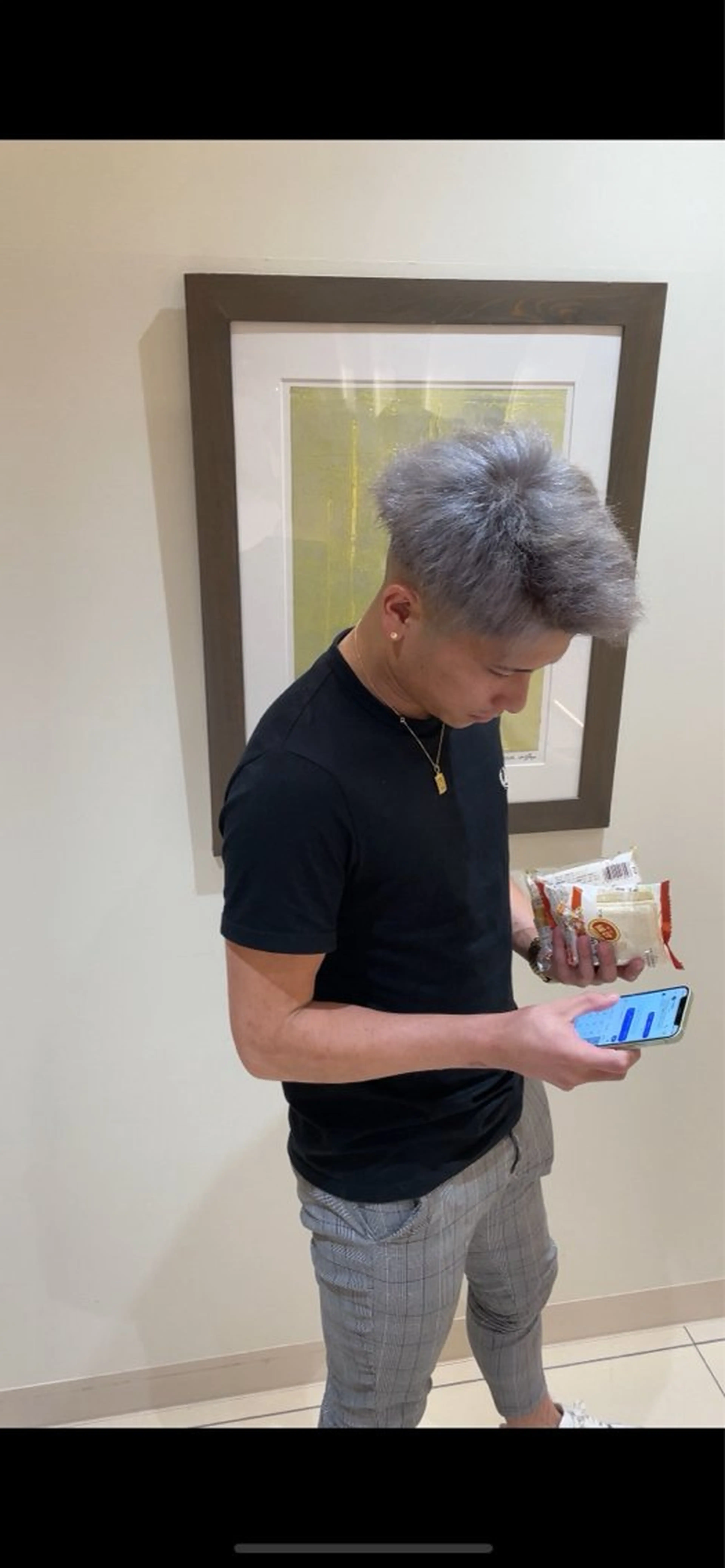 ショート カラー メンズ メンズブリーチ ブリーチ アトリエアレックス所属・中野 光瑠のヘアスタイル