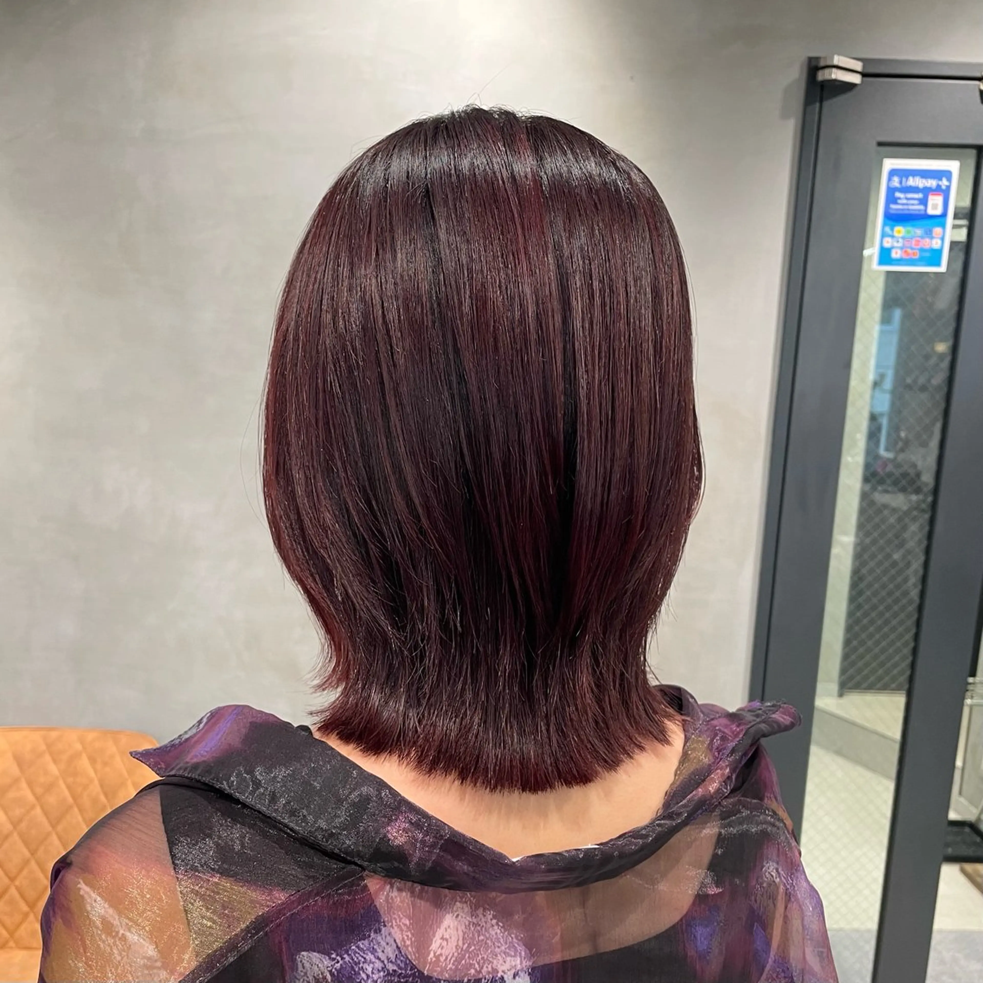 ミディアム カラー カット ヘアカラー トリートメント ヘッドスパ ヘアセット 暖色レイヤー 🥀REIRIのヘアスタイル