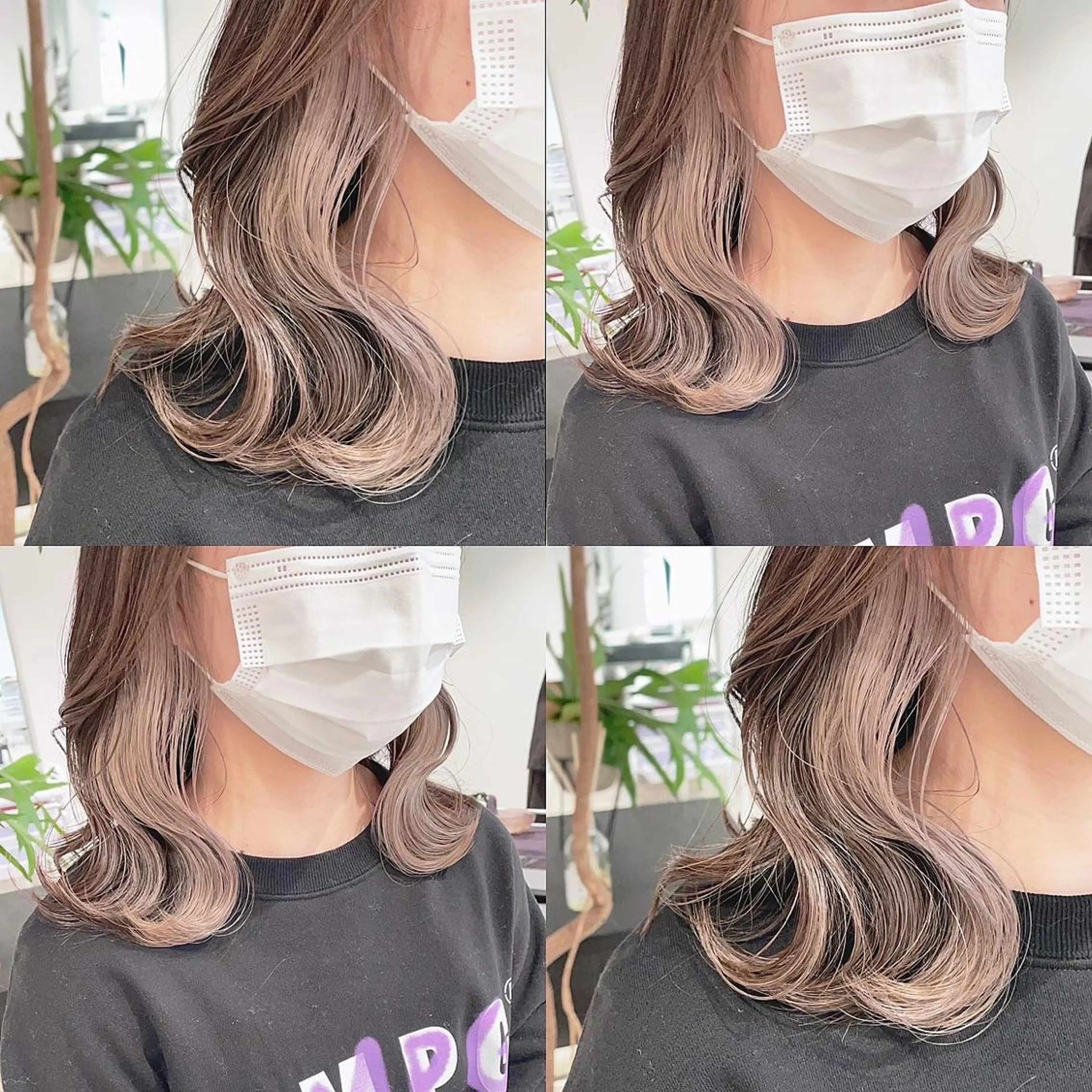 ショート カラー ヘアカラー トリートメント 渋谷:インナーカラー ／🍒エリカ🍒のヘアスタイル