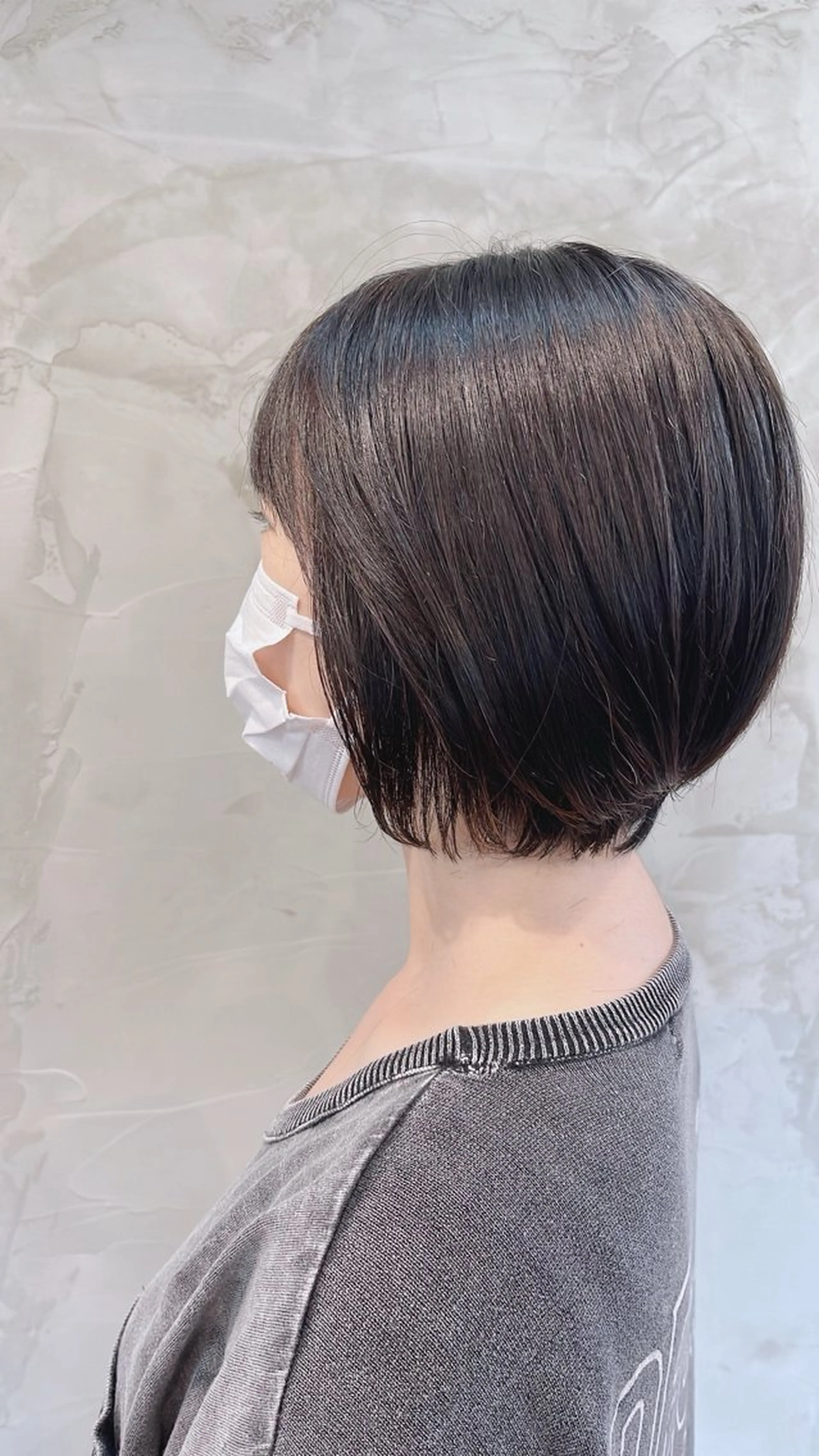 ショート ショートヘア 🐾及部 艶髪|艶 カラーショート|ボブのヘアスタイル