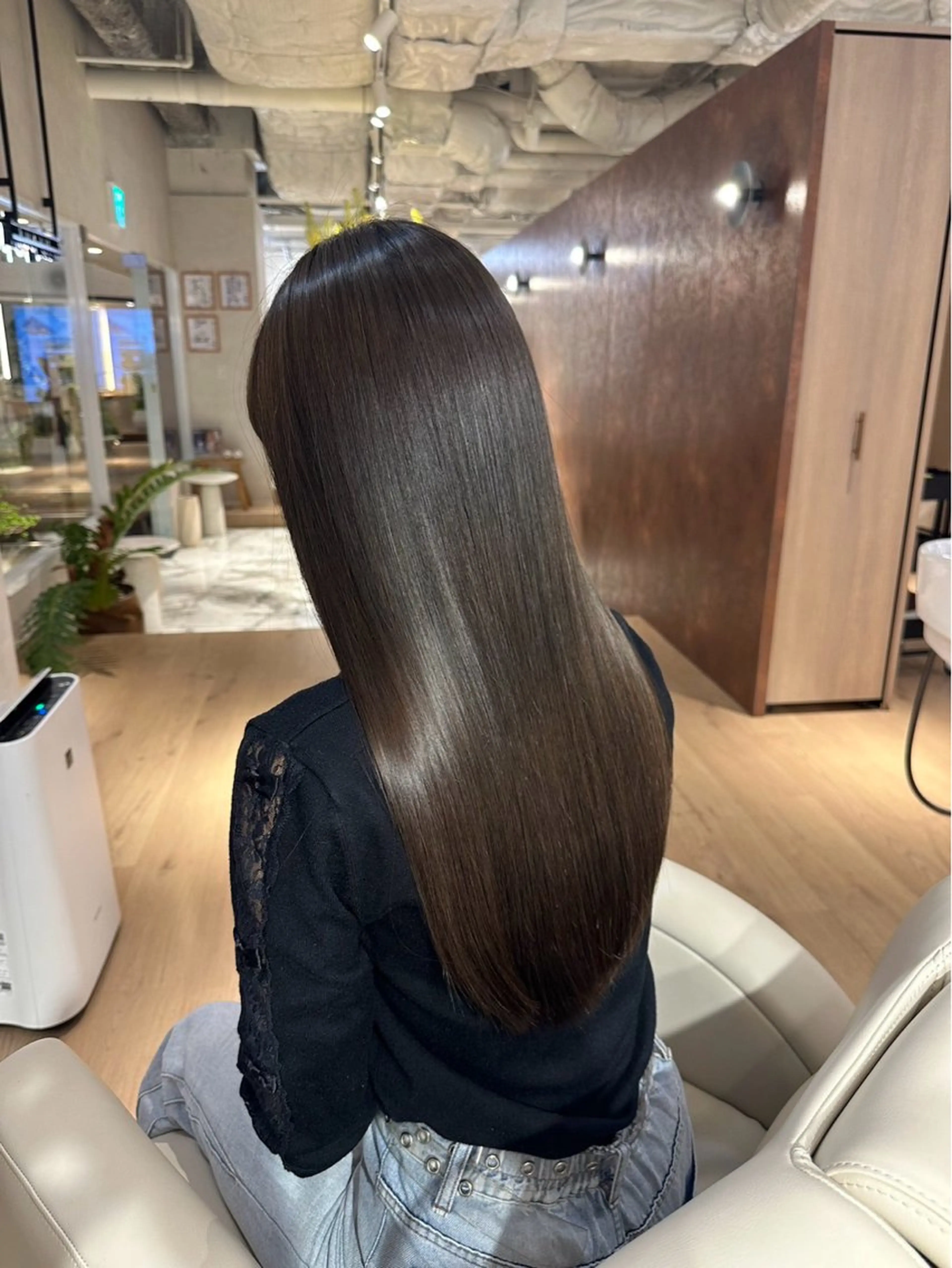 ロング パーマ 縮毛矯正 ウノプリール茶屋町店所属・Hotaru/梅田 /茶屋町のヘアスタイル