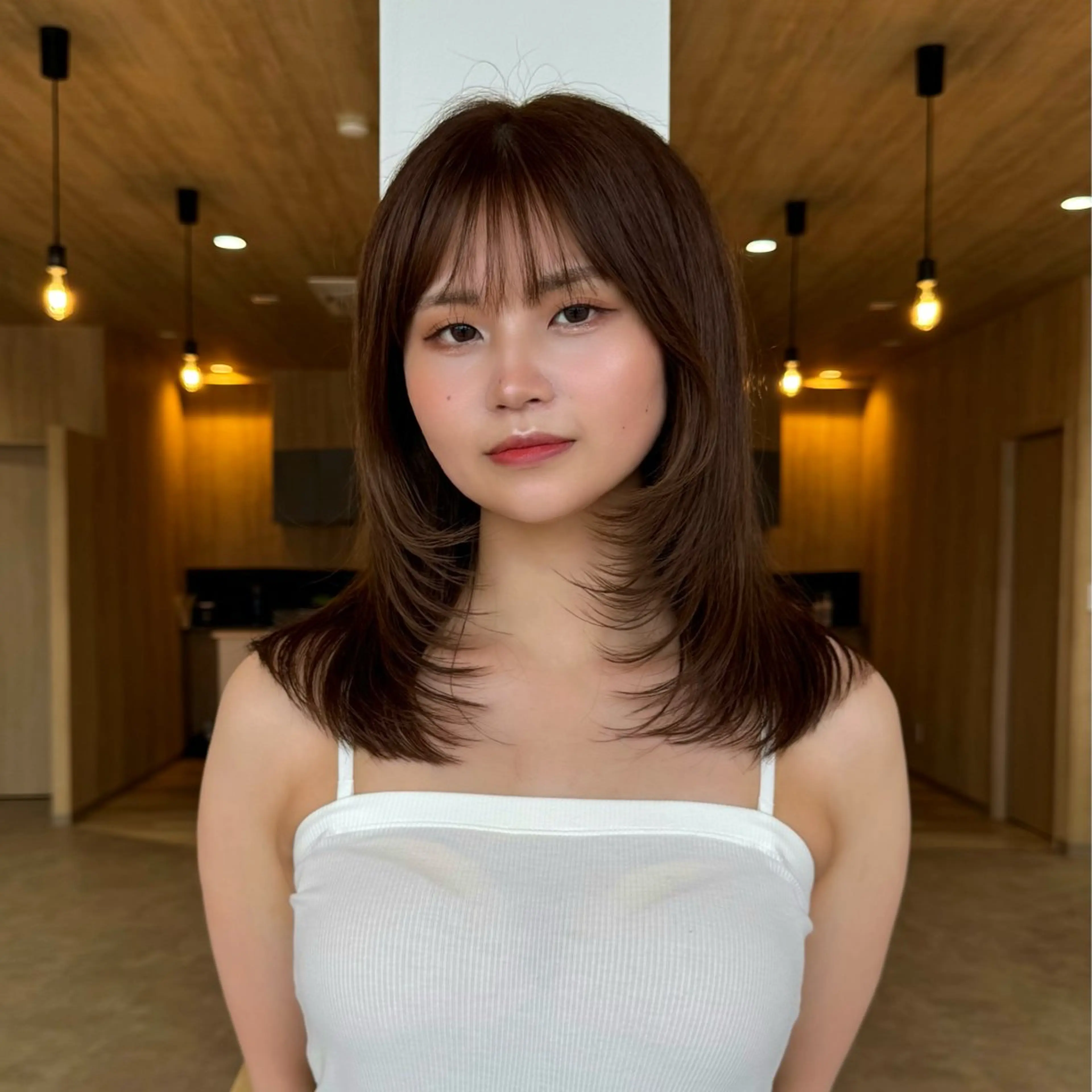 ミディアム カラー kosuke 表参道のヘアスタイル