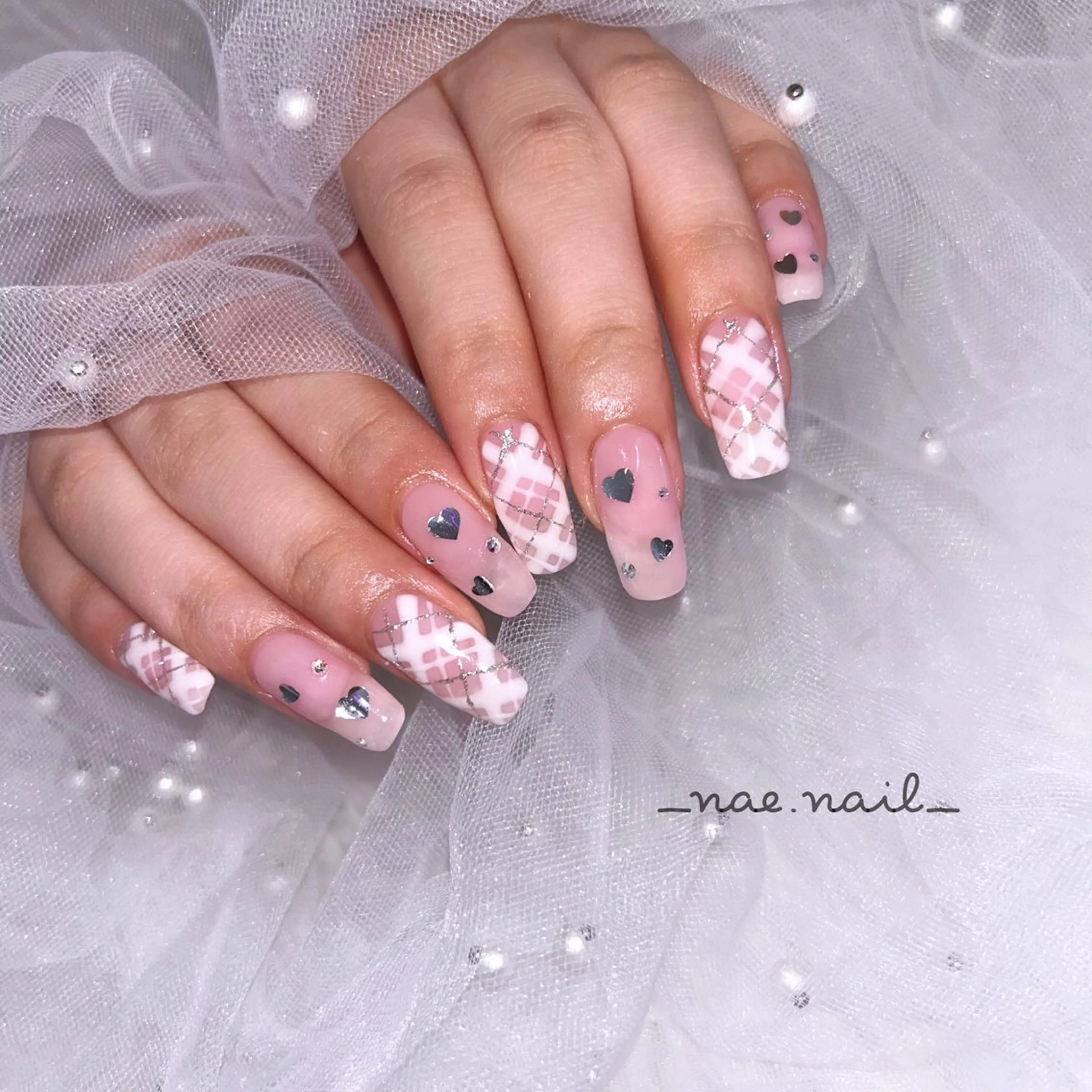 ネイル 韓国ネイル 春ネイル 夏ネイル ワンホンネイル élu by Noriko 前原のネイルデザイン