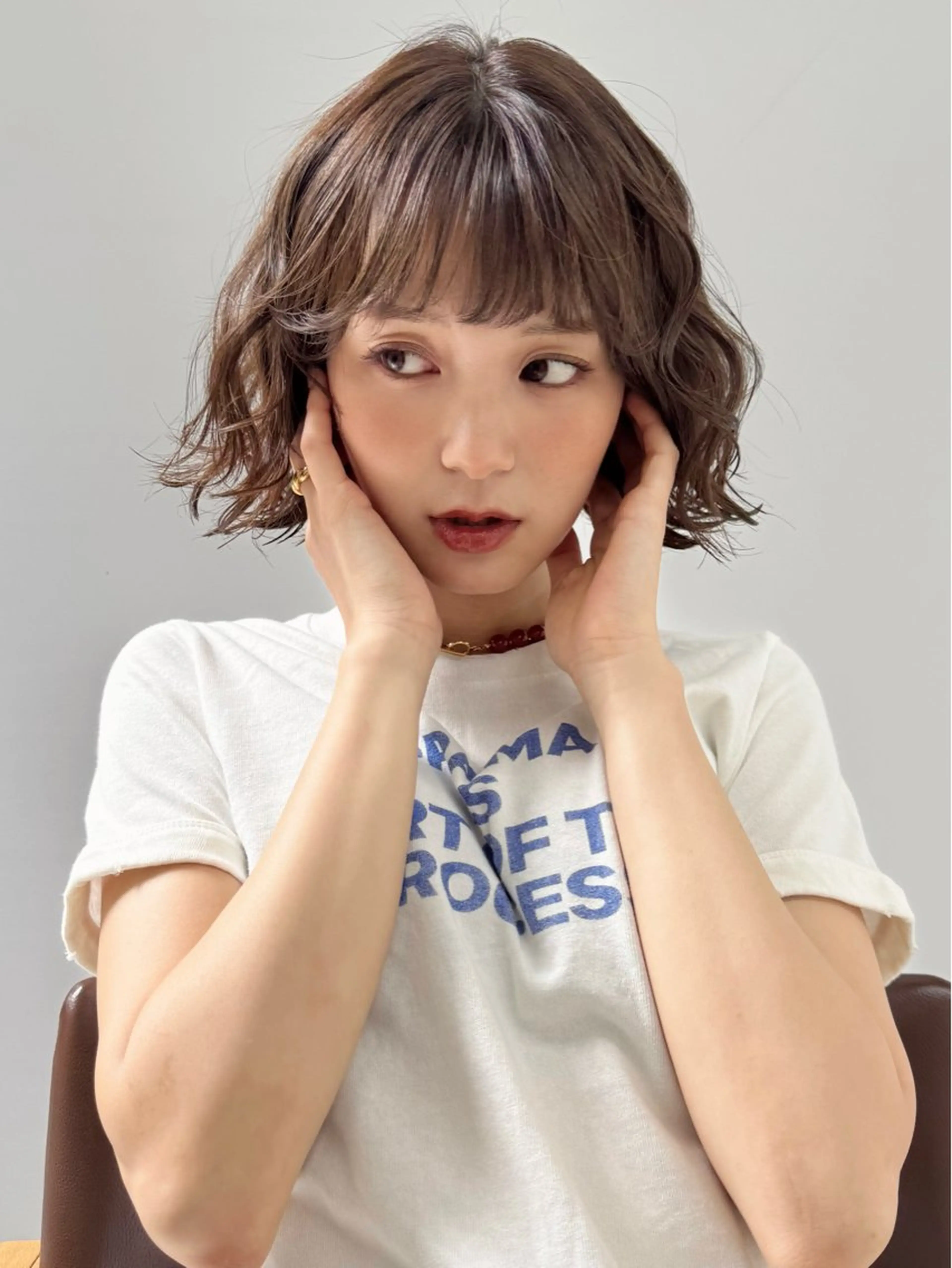 ショート パーマ mee.所属・ボブパーマ/レイヤー ＊エバタハナエのヘアスタイル