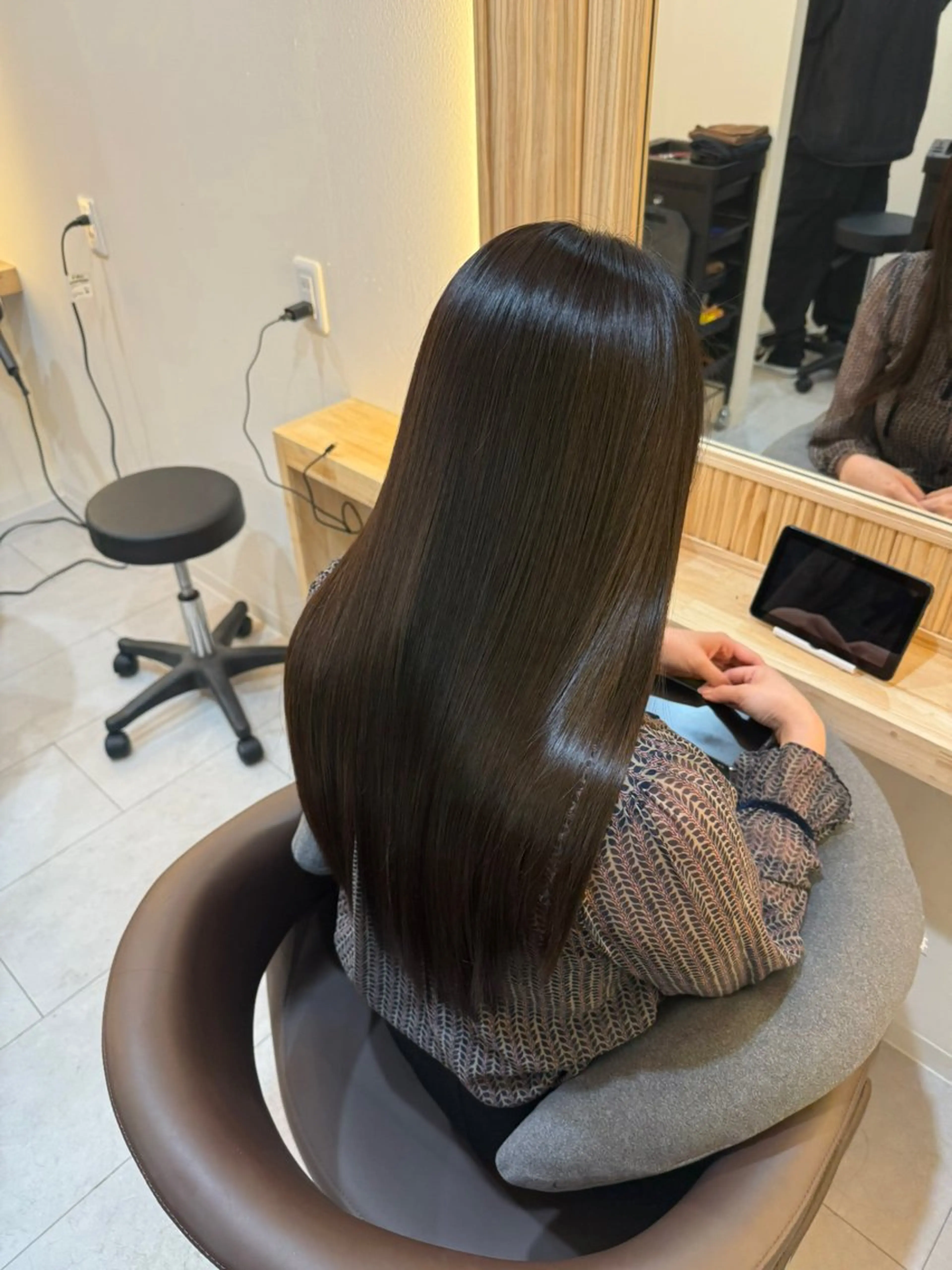 ロング 髪質改善 トリートメント attrait南堀江所属・KAISEI髪質改善 /縮毛矯正のヘアスタイル