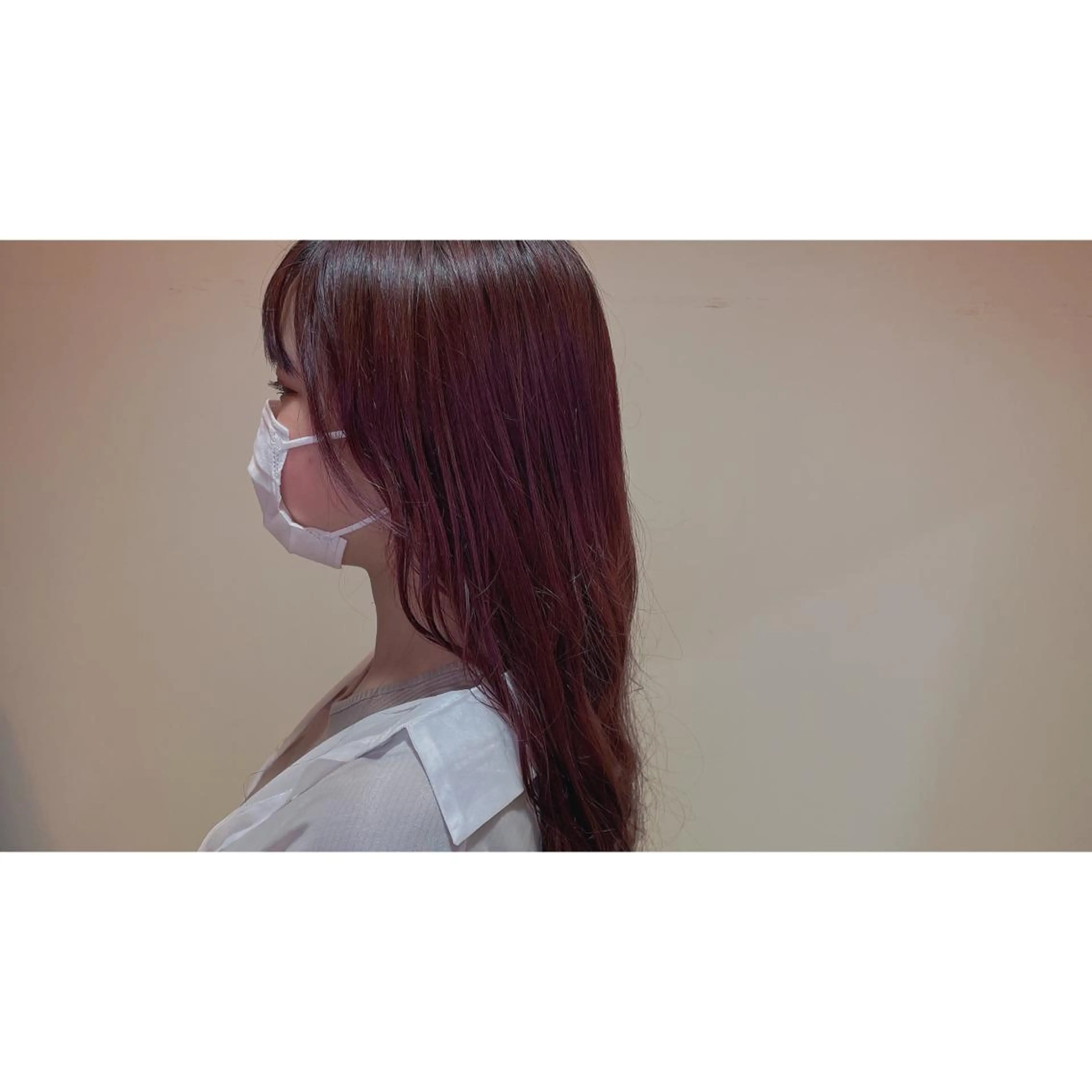 ロング カラー ブラウンカラー レッドカラー レッドブラウン カット ヘアカラー 縮毛矯正 トリートメント AGATES seltia所属・齊藤 賢祐のヘアスタイル