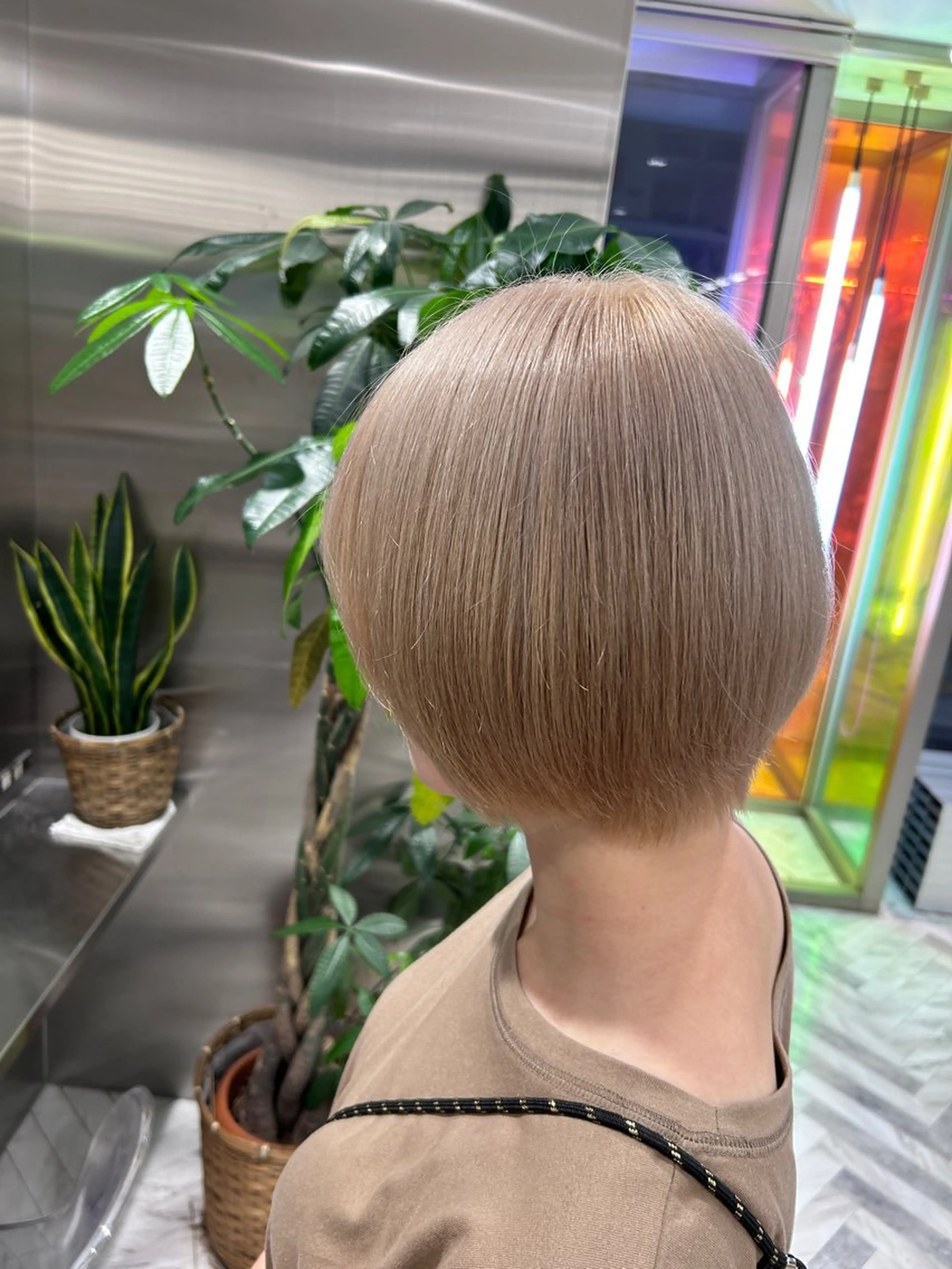 ショート カラー ヘアカラー 冬っぽカラー/ マツエク/ゆきなのマツエク・マツパデザイン