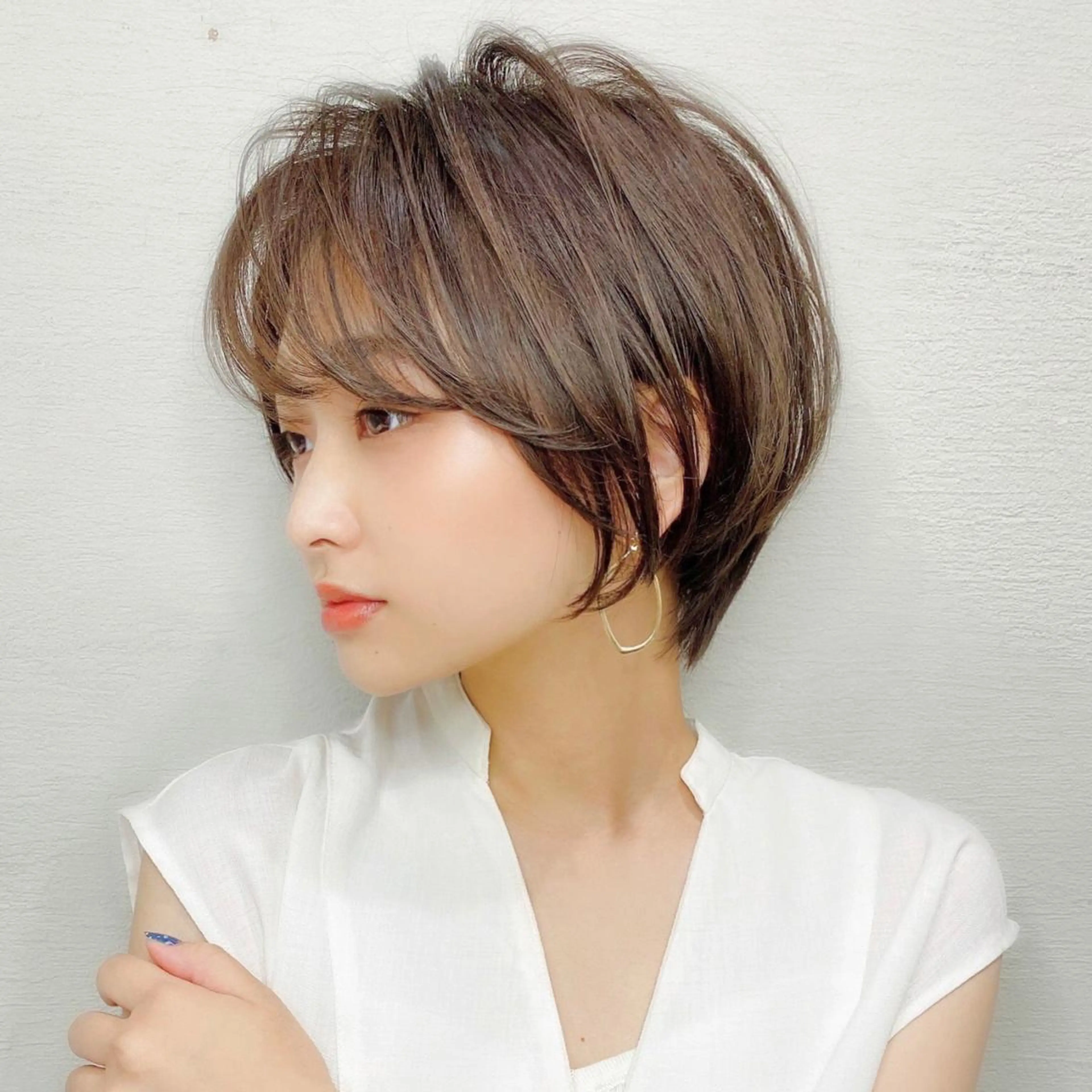 ショート カラー カット ヘアカラー トリートメント ショートの神✨AFL OAT 井上康平のヘアスタイル