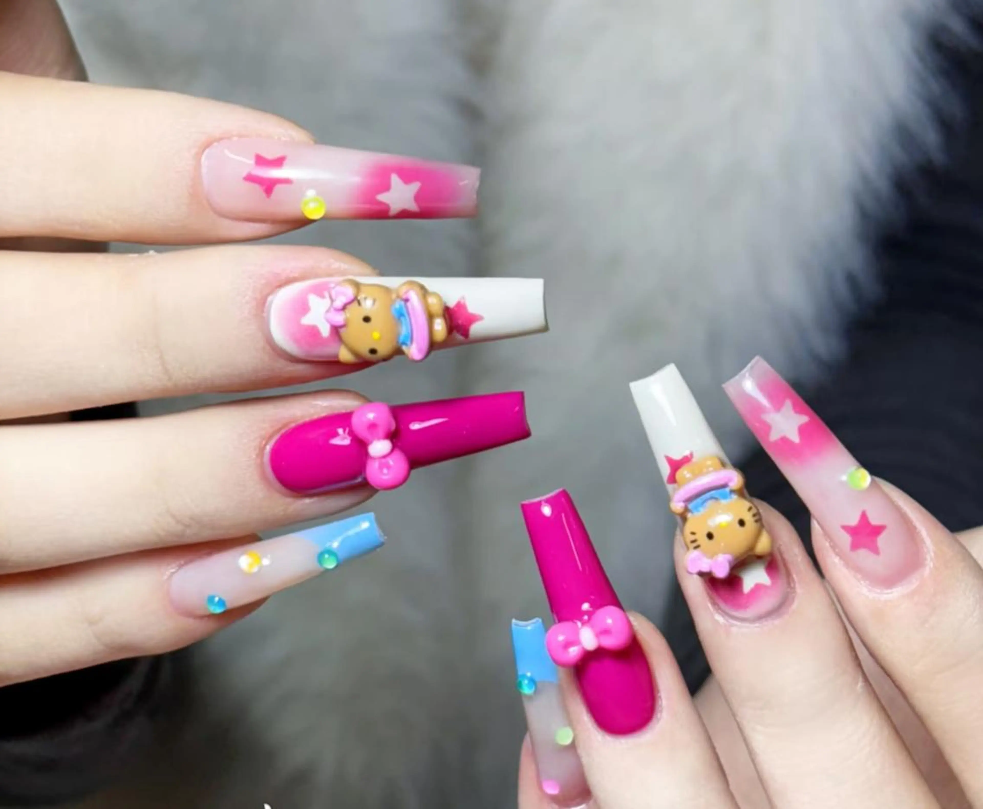 キッズ ハンドネイル 🎀 NaNa_nailのネイルデザイン