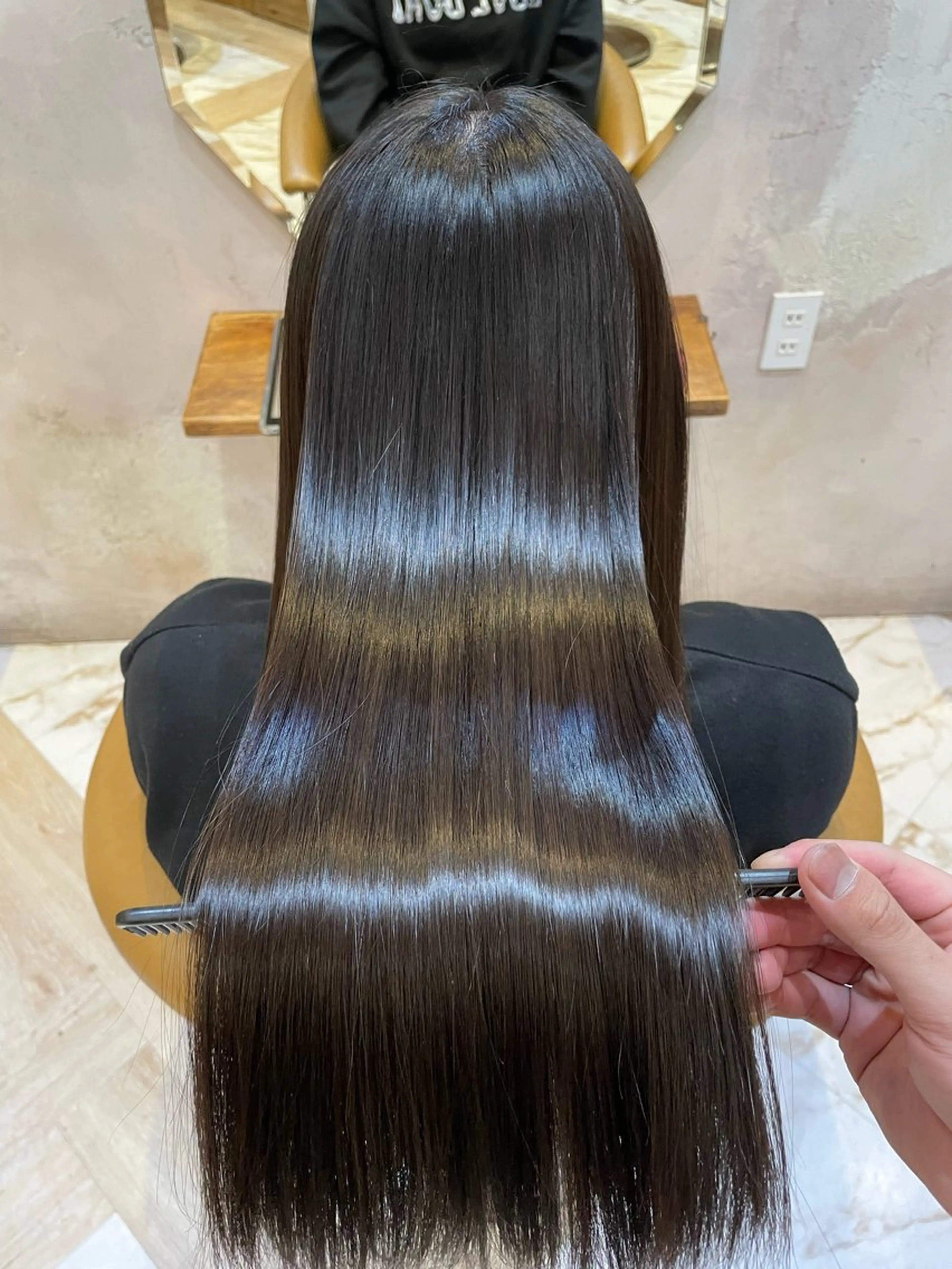 ロング 女性目線の可愛い ハイトーン/楓のヘアスタイル