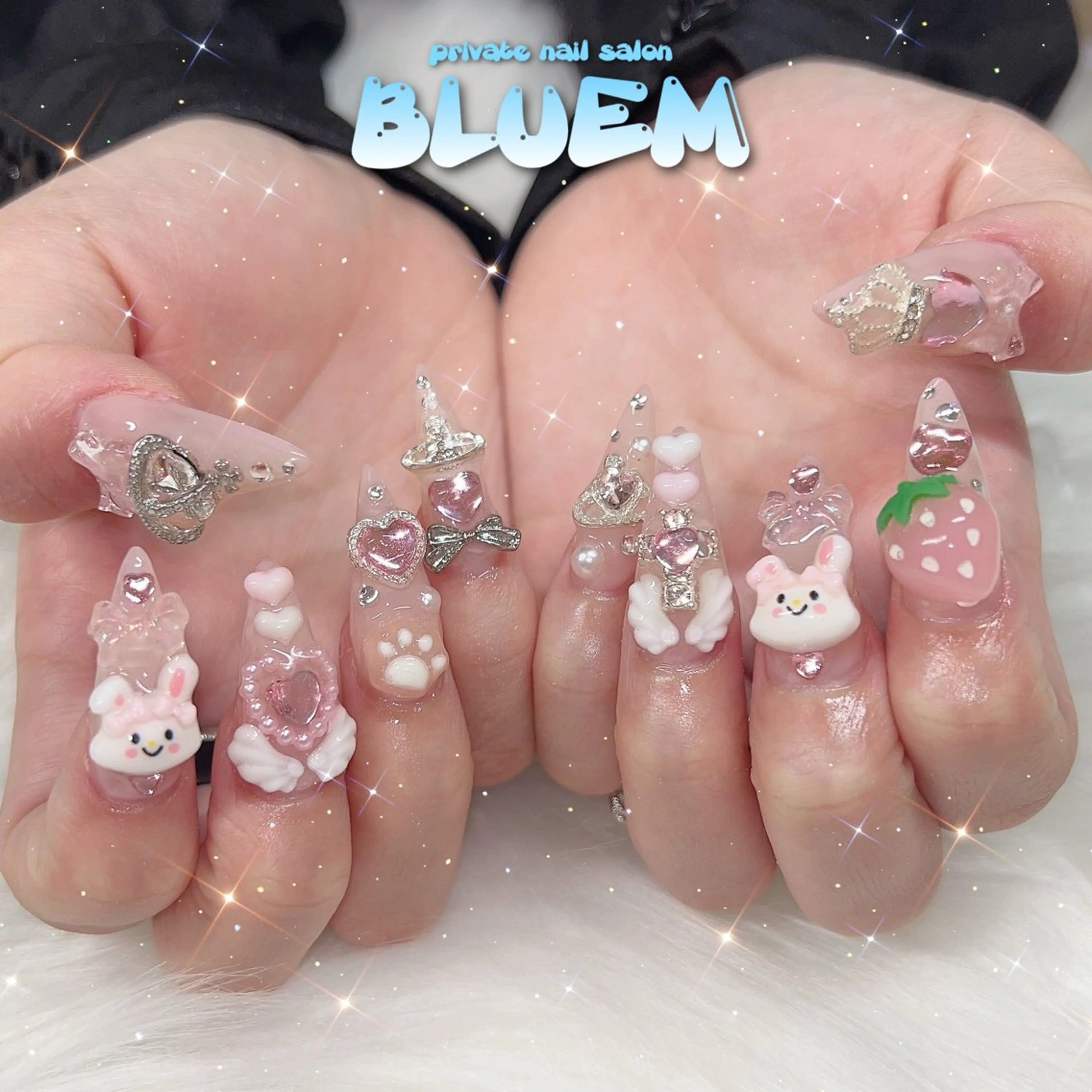 ネイル ハンドネイル BLUEM なな🐶のネイルデザイン