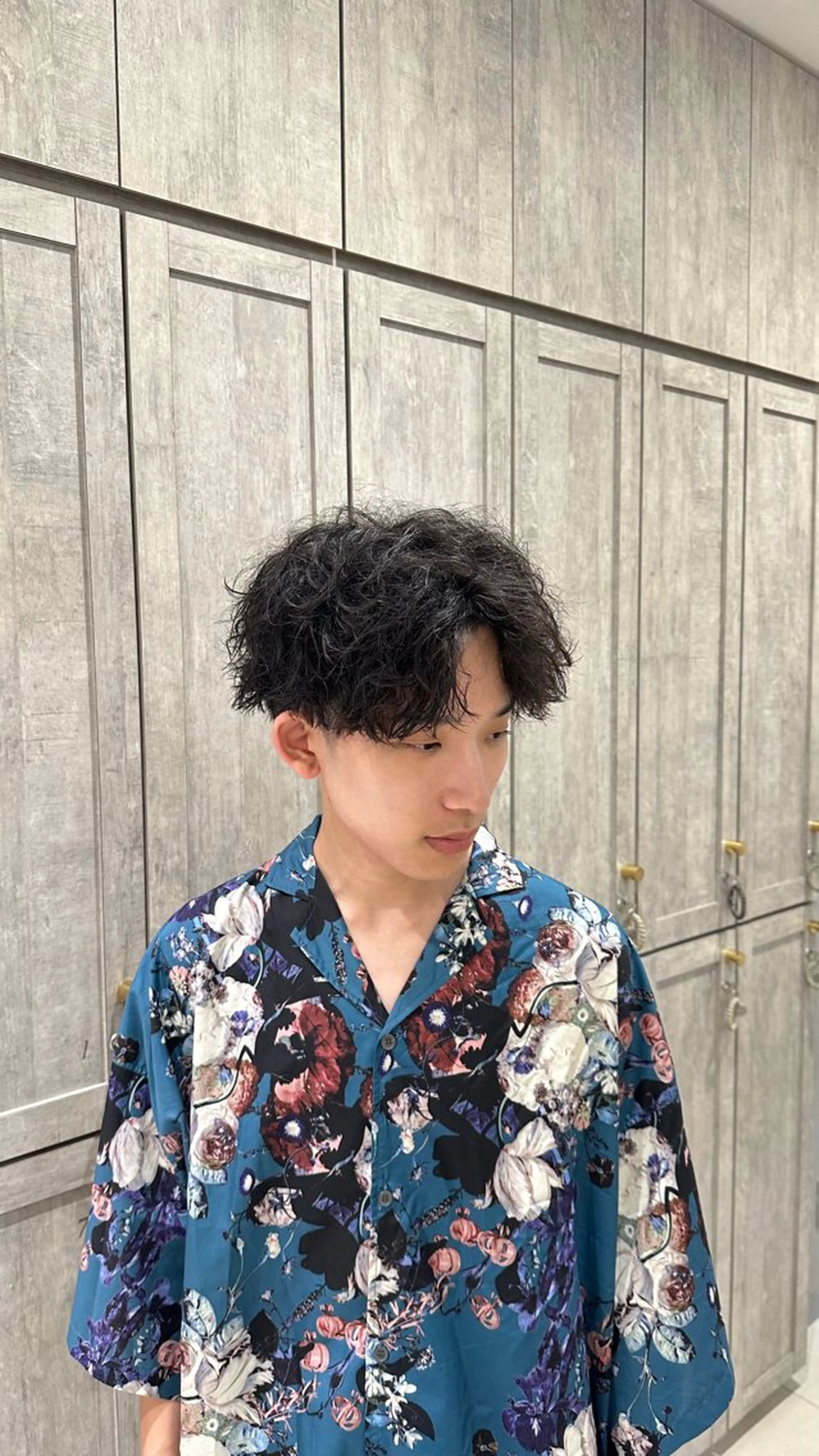 パーマ メンズ 鶴見/Bonecca /林 愛翔のヘアスタイル