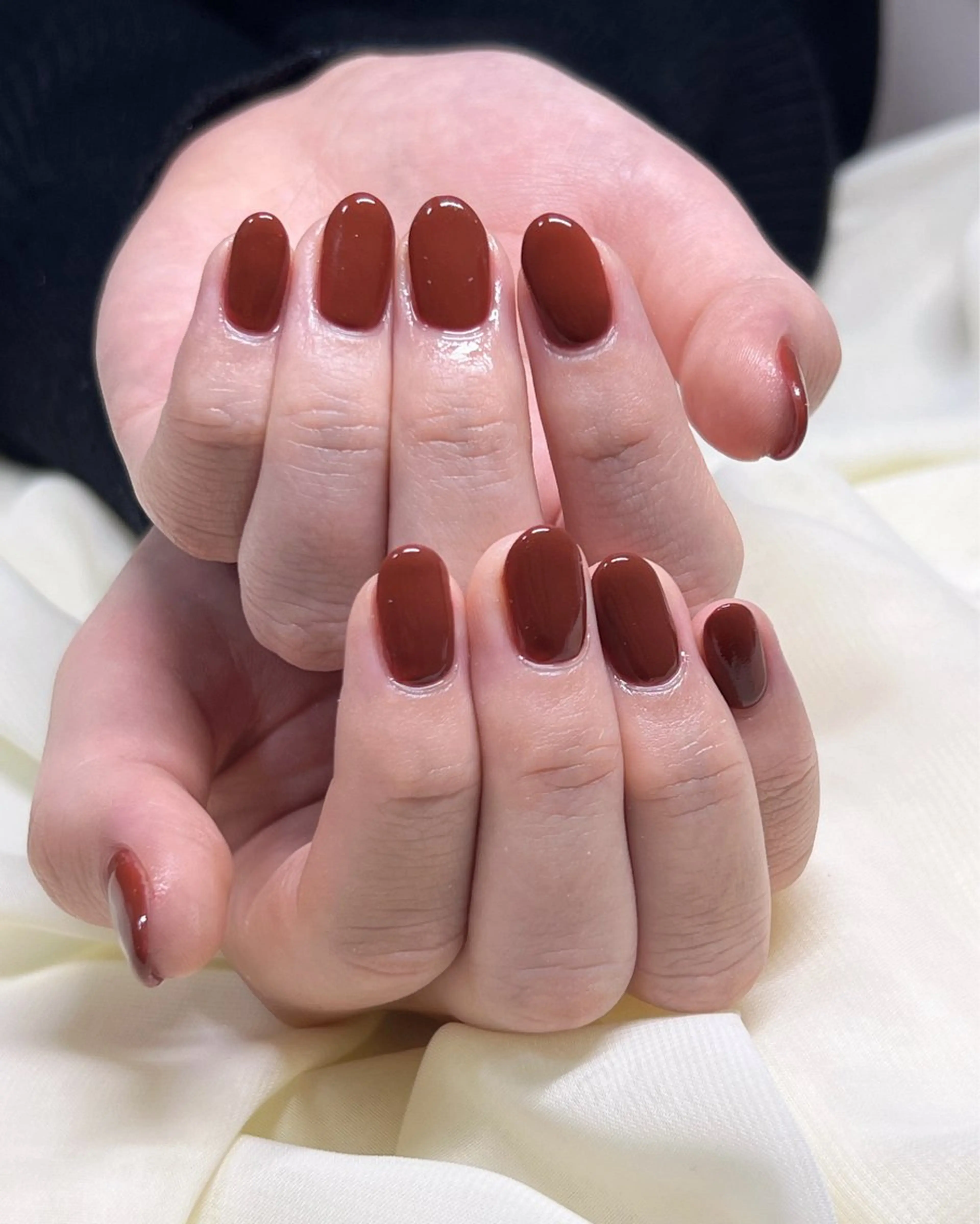 ネイル ボルドー ワンカラーネイル nail salon MUAのネイルデザイン