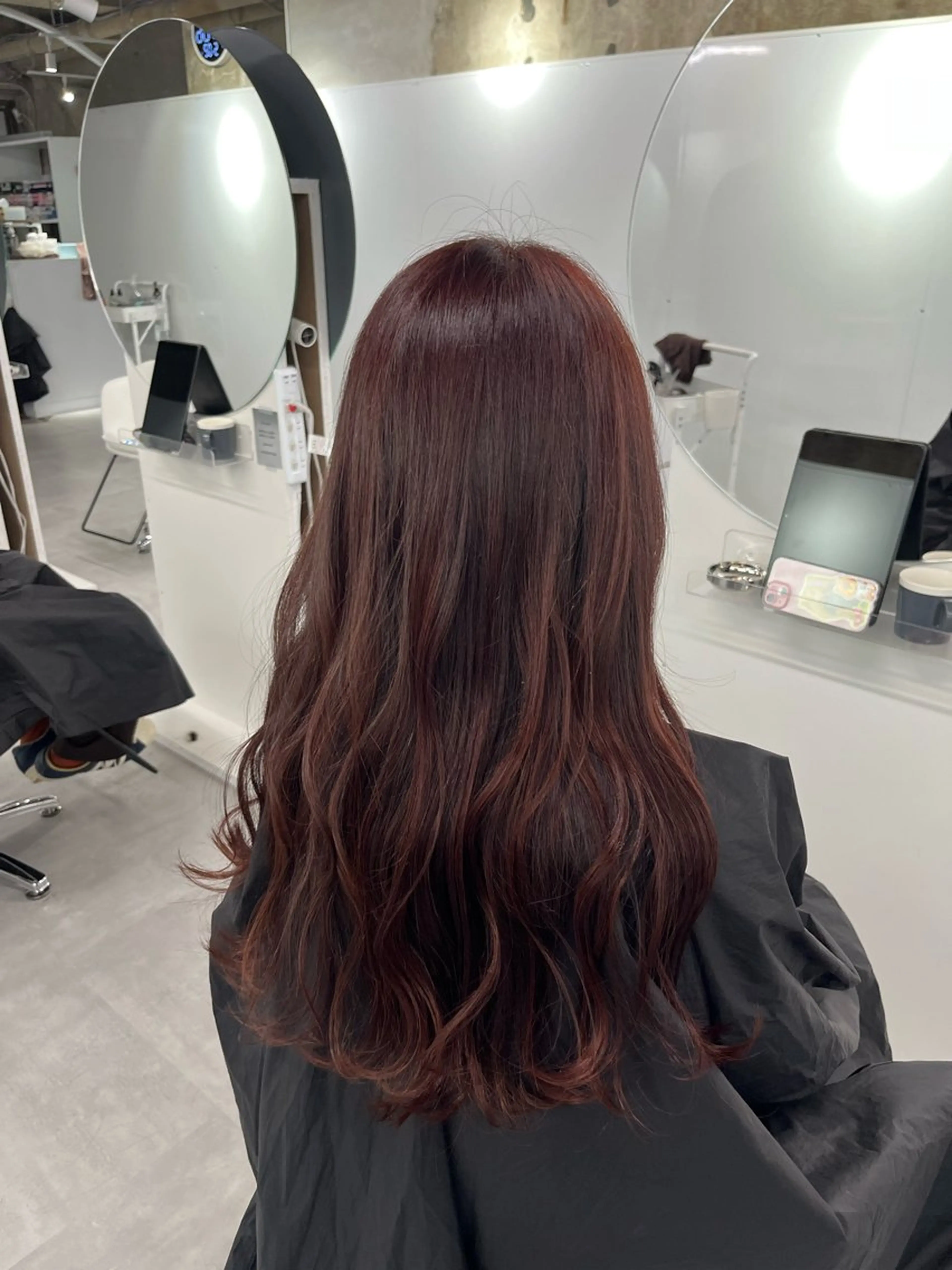 ロング カラー yuuna ✮ レイヤーカットのヘアスタイル