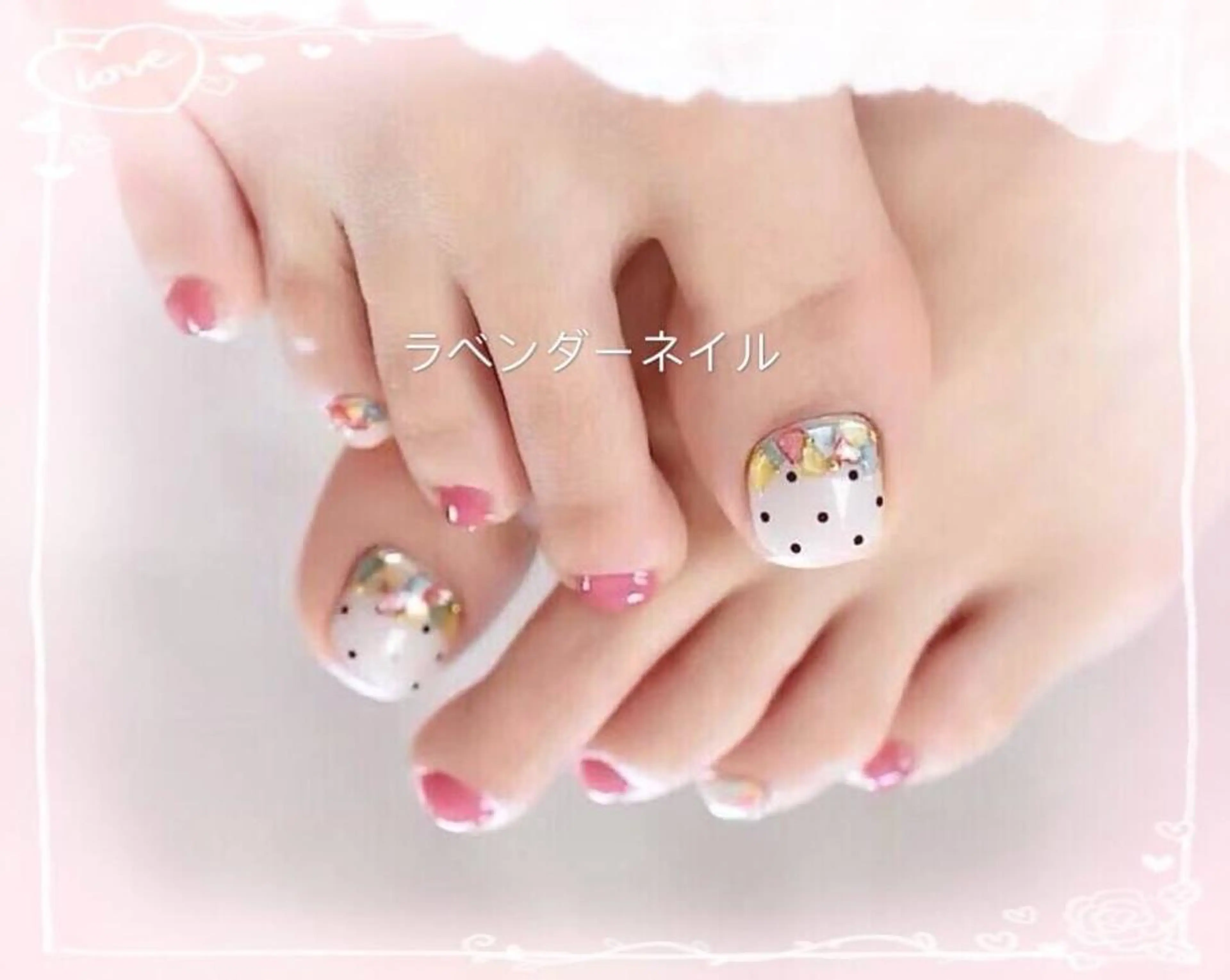 ネイル ラベンダーネイルサロン所属・日暮里♡研修生 チクさん（一同）のネイルデザイン