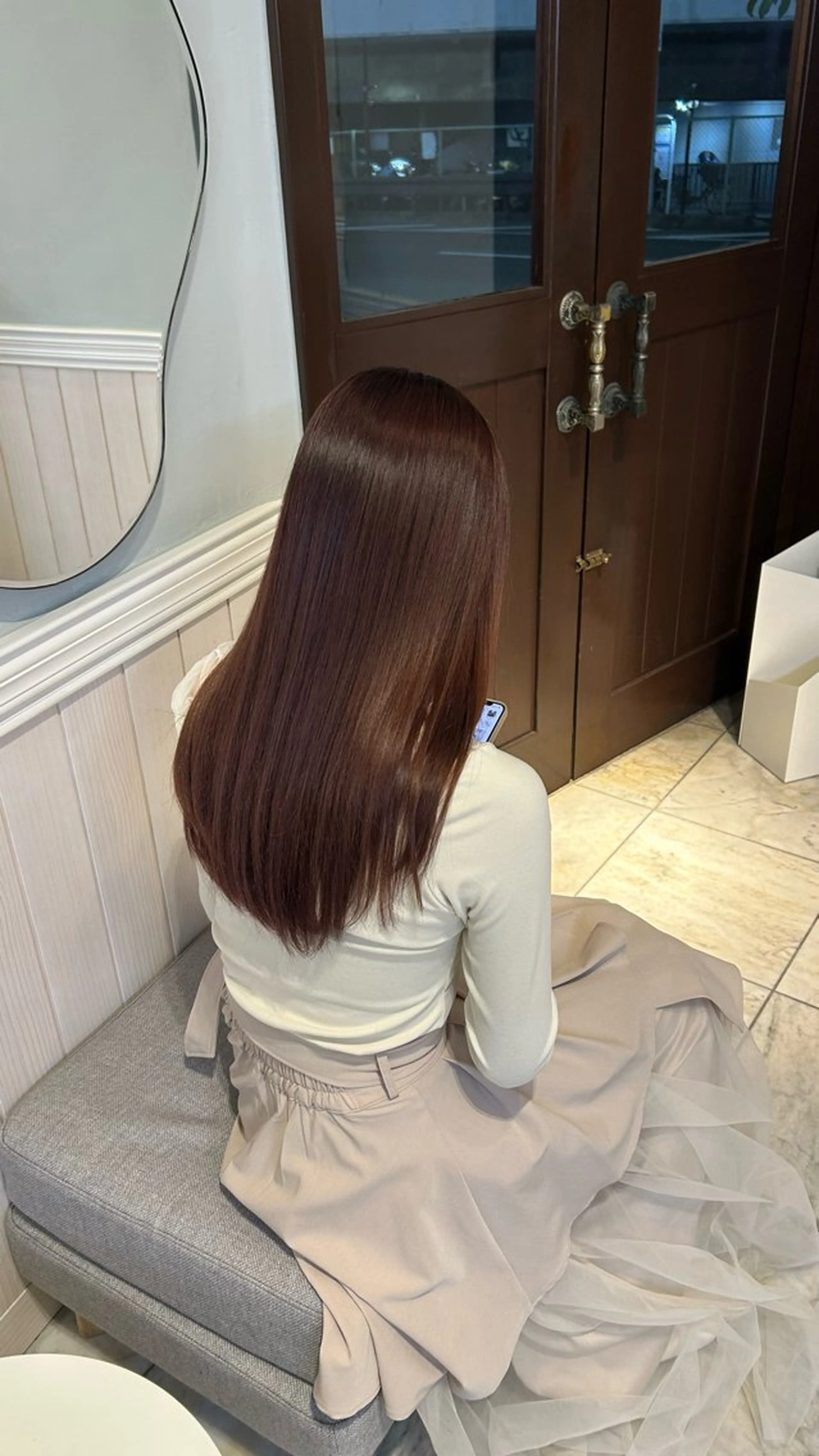 ロング カラー 透明感カラー ヘアカラー Lidee kanonのヘアスタイル