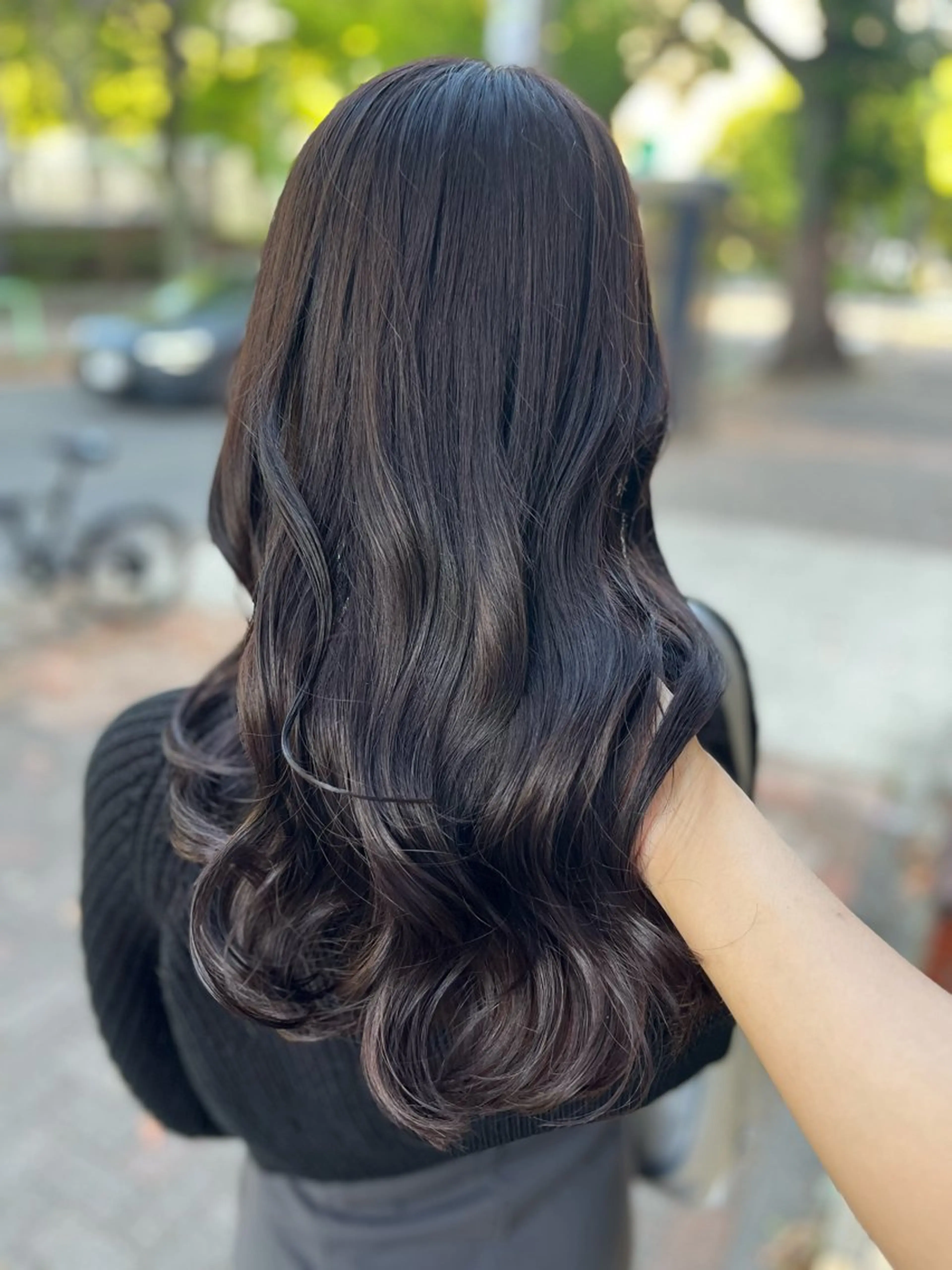 ロング カット ヘアカラー トリートメント AYU (ému) 伏見/髪質改善のヘアスタイル