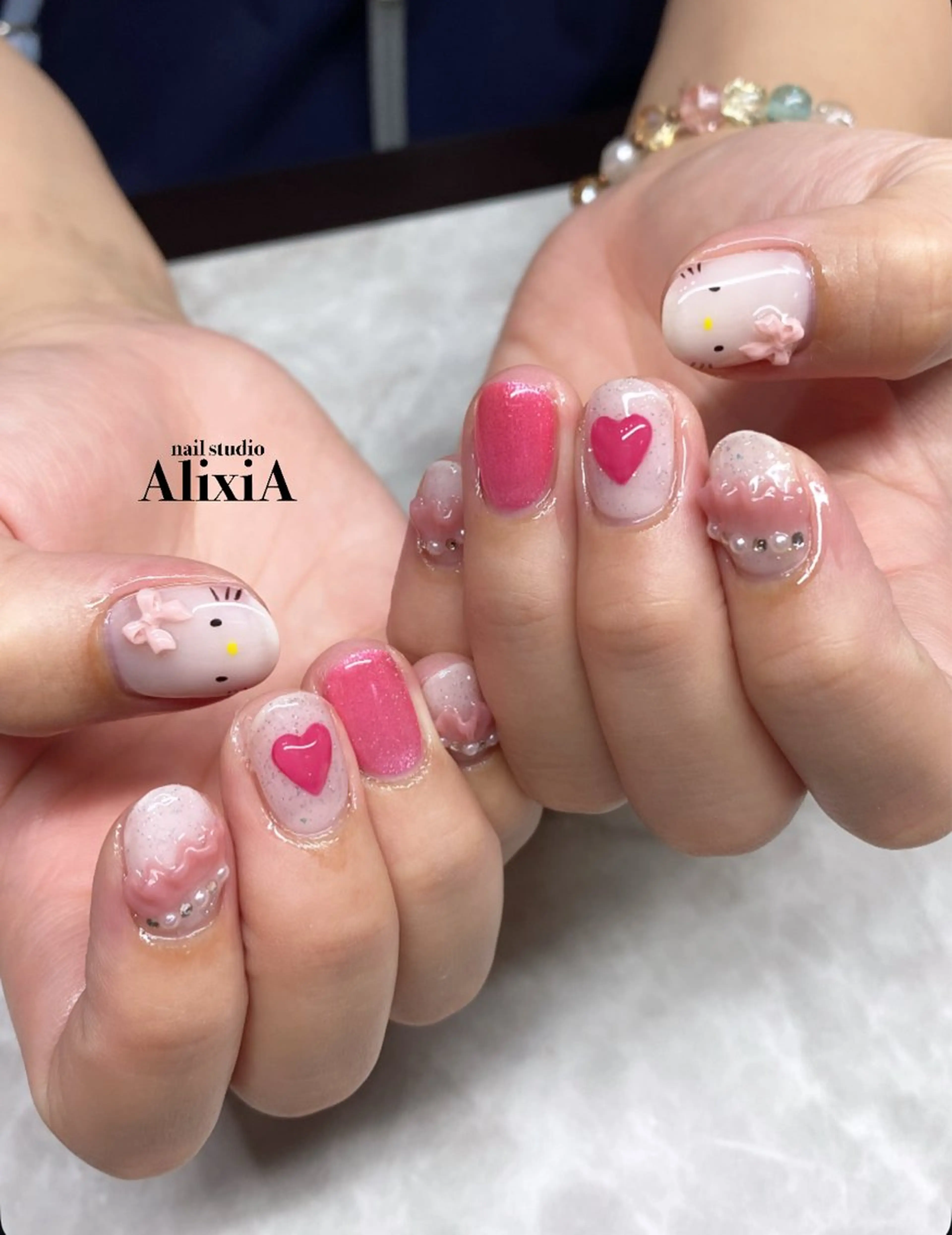ネイル ハンドネイル AlixiA   nail studio所属・AlixiA ゆみのネイルデザイン