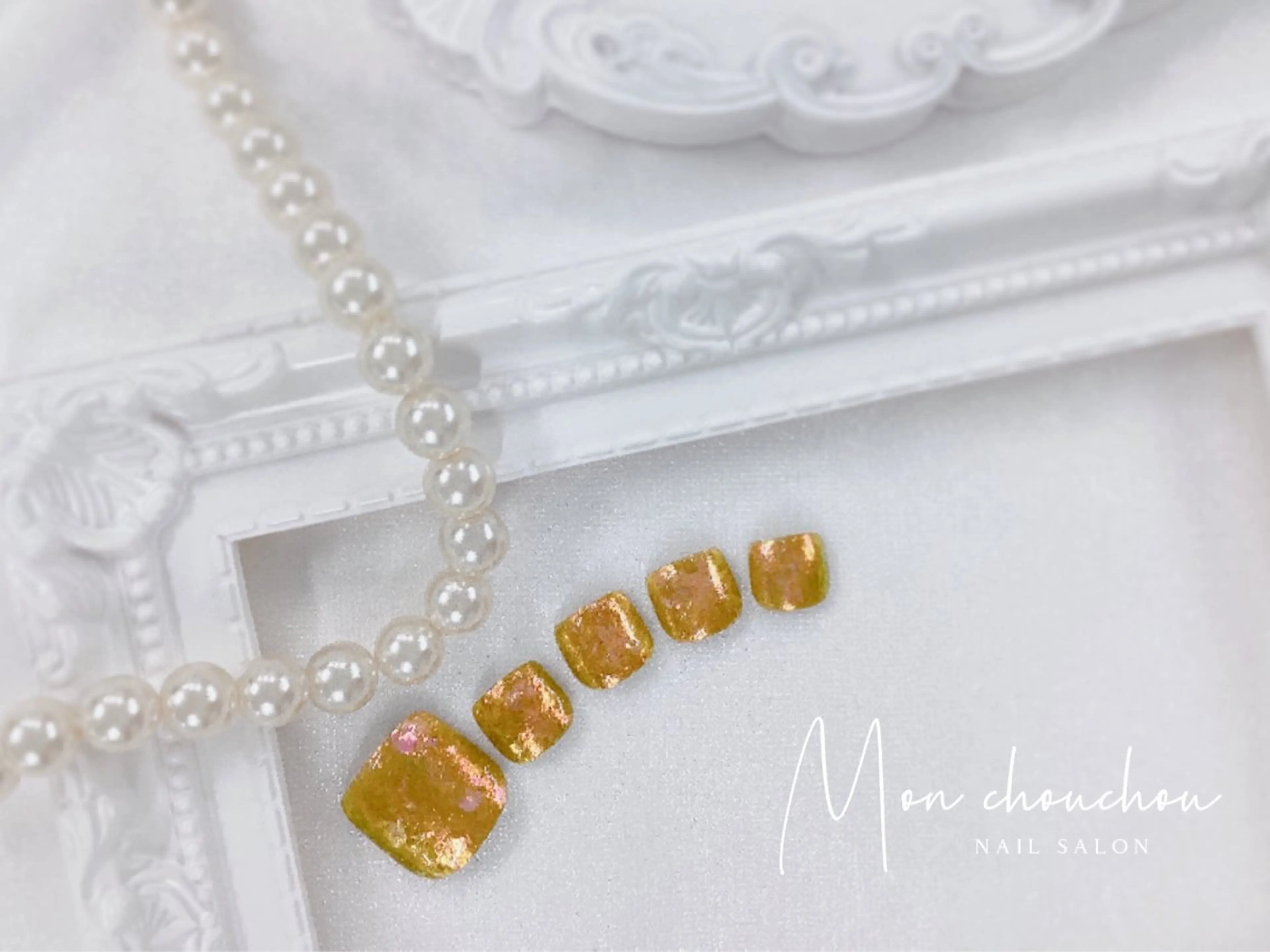 ネイル フットネイル シンプルネイル 加藤 楓子のネイルデザイン