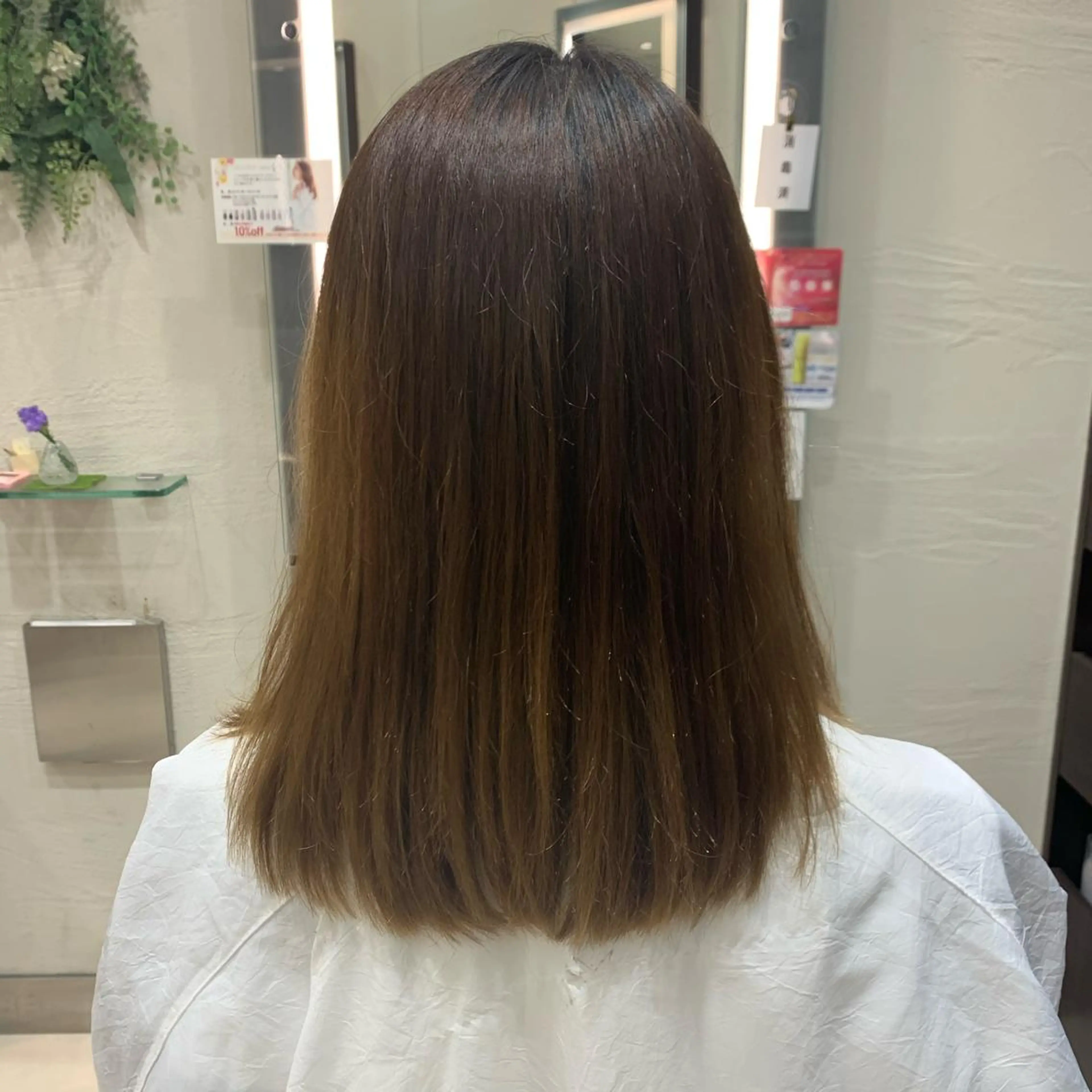 セミロング 髪質改善 トリートメント 🫧髪質改善・美髪 艶髪🫧ニタ シンゴのヘアスタイル