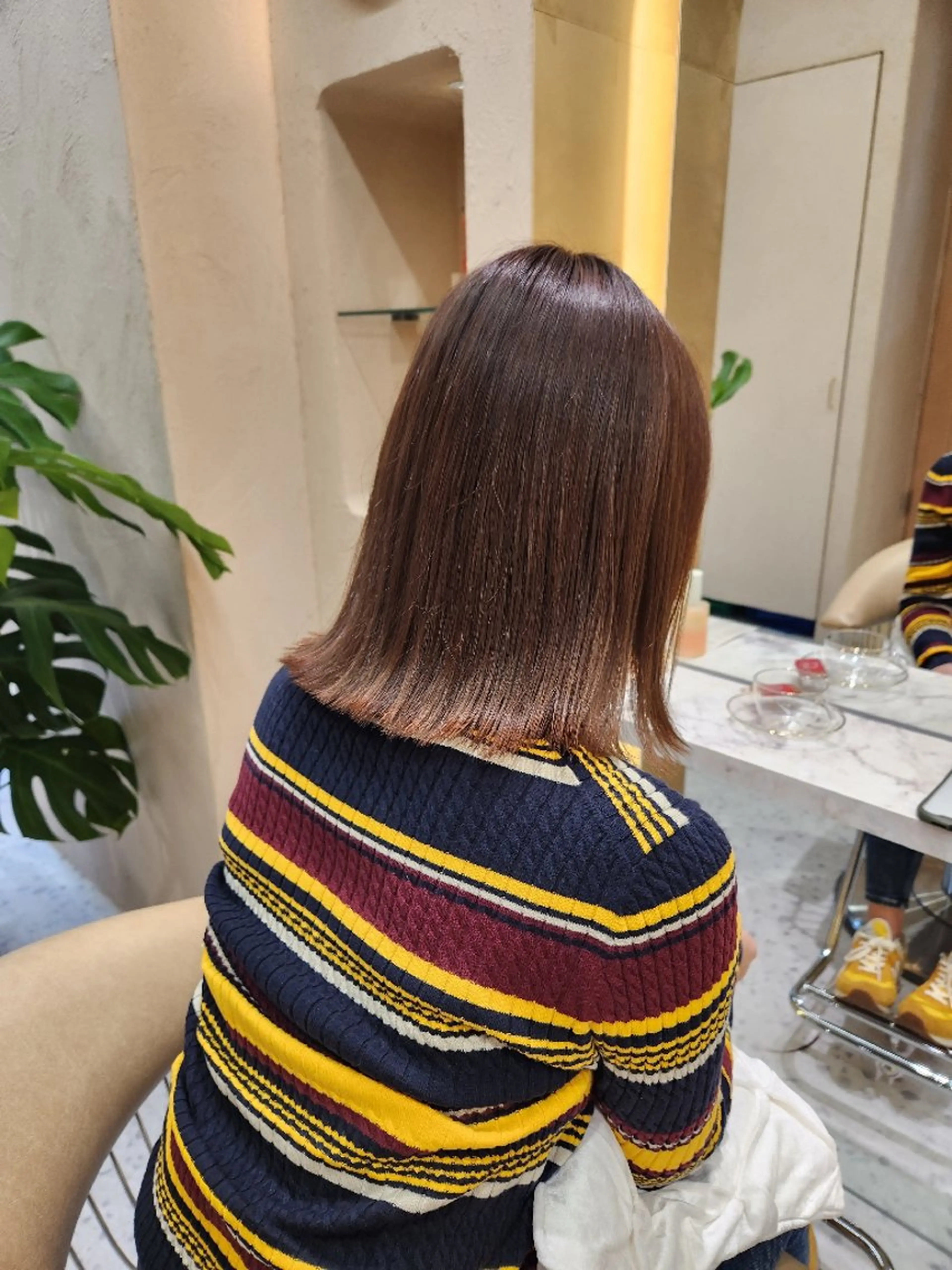 ショート カラー あかね☆ヘアアレンジ /ボブ/縮毛矯正のヘアスタイル