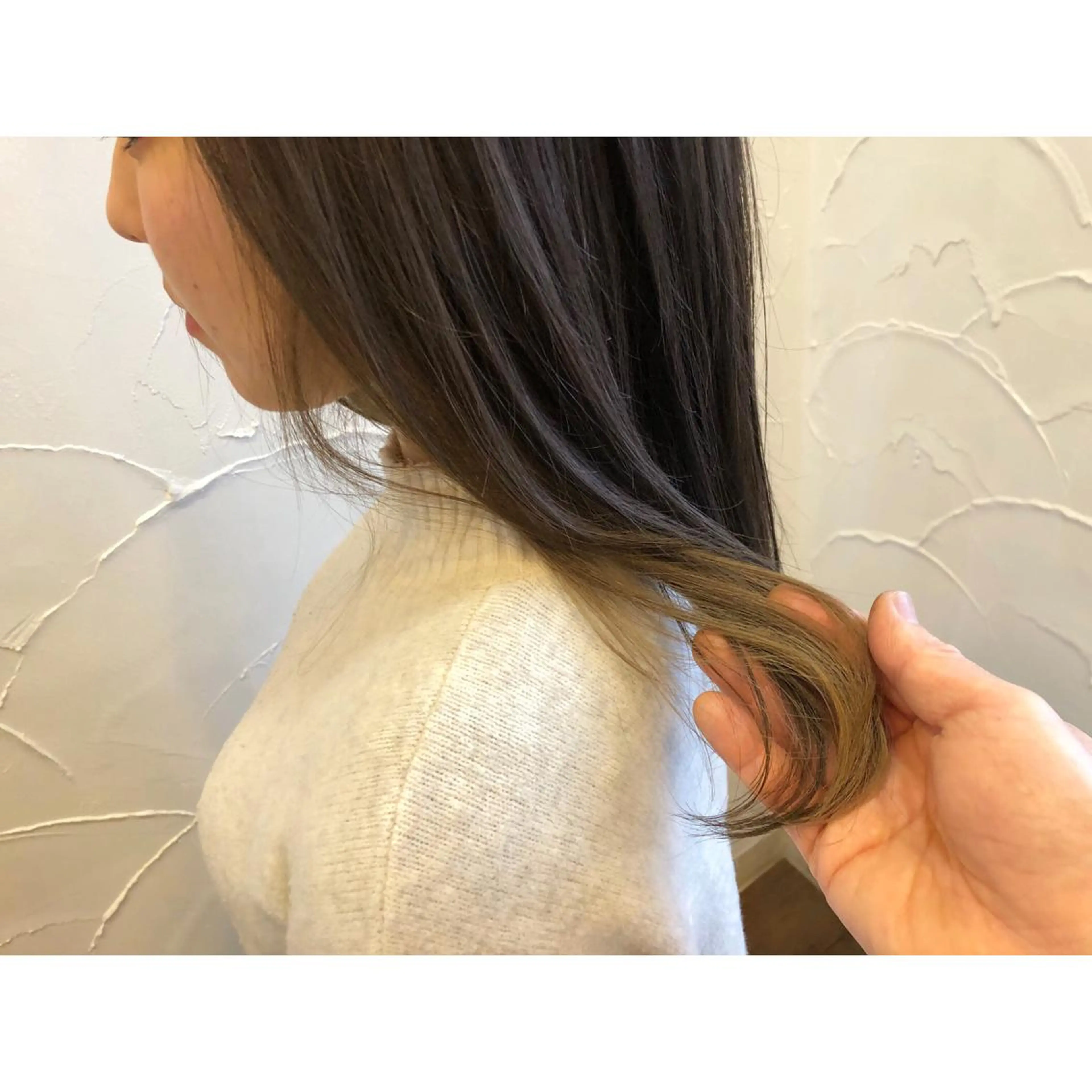 ミディアム カラー ベージュカラー インナーカラー ミルクティーベージュ ヘアカラー トリートメント ヘッドスパ パーソナルカラー診断 できます　木曽　主博のヘアスタイル