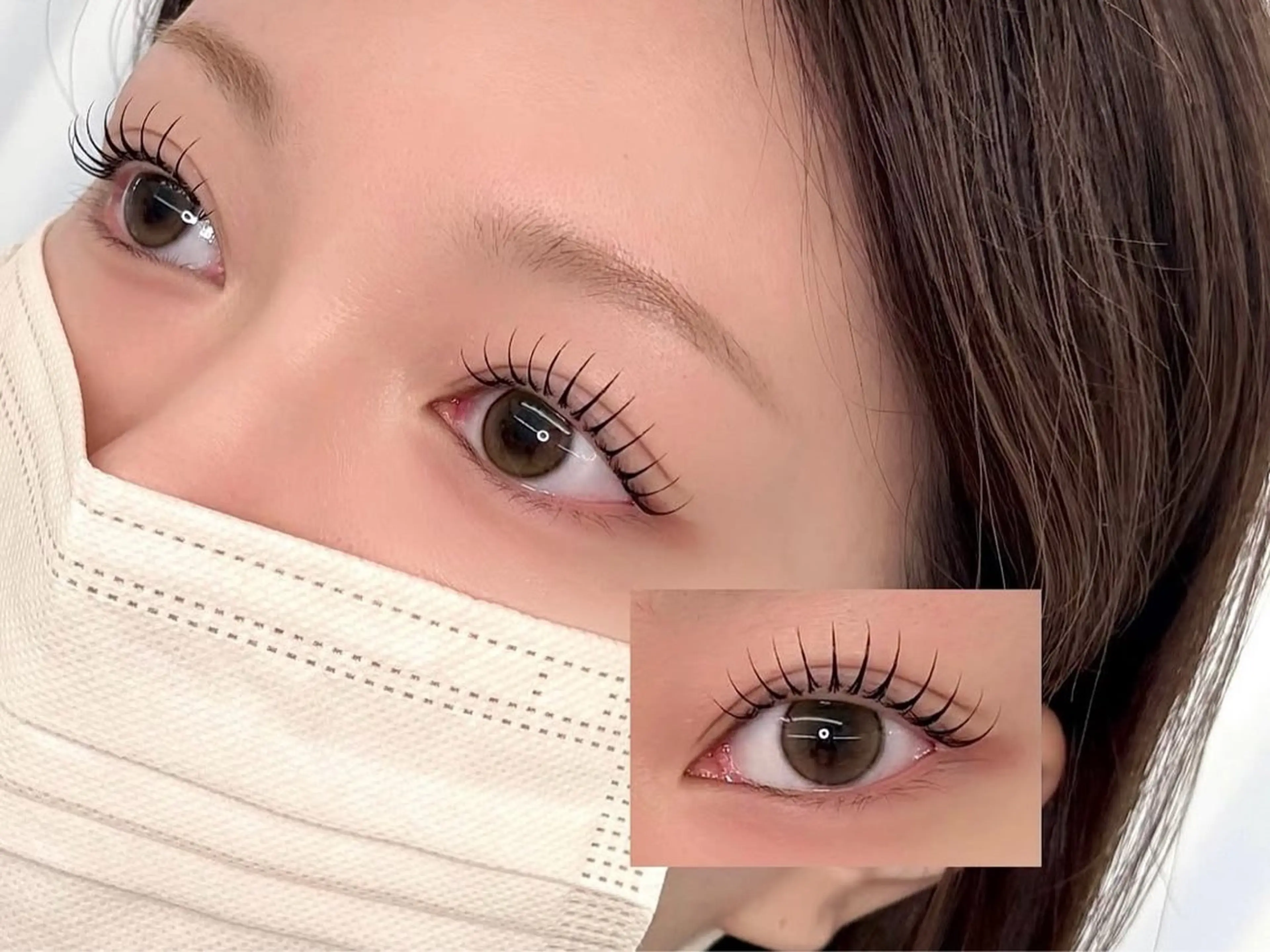 マツエク・マツパ 束感まつ毛 カラーマツエク フラットラッシュ パリジェンヌラッシュリフト まつげパーマ マツパ 🍓 KaNan🍓のマツエク・マツパデザイン