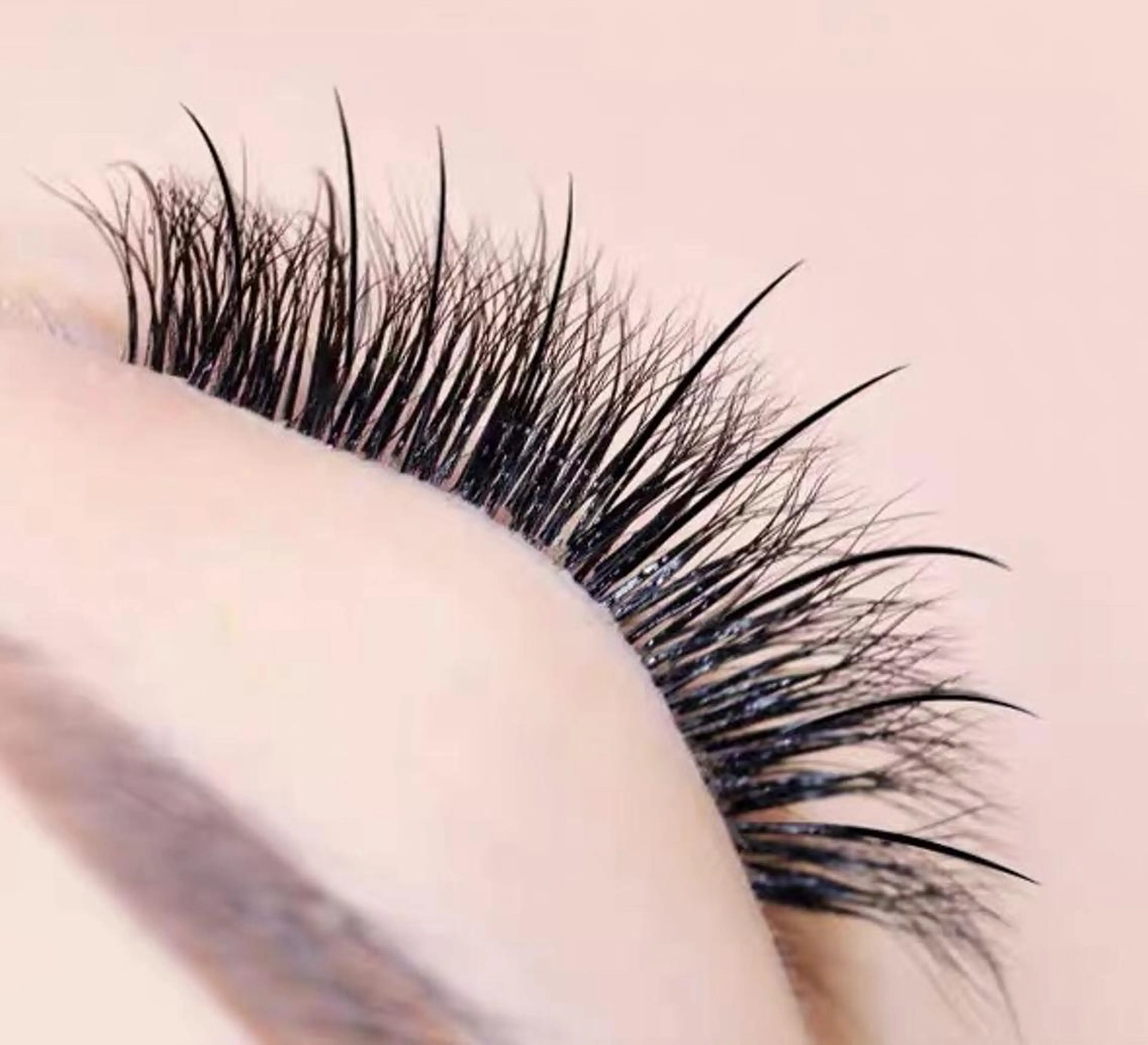 マツエク・マツパ フラットラッシュ Cute beauty2のマツエク・マツパデザイン