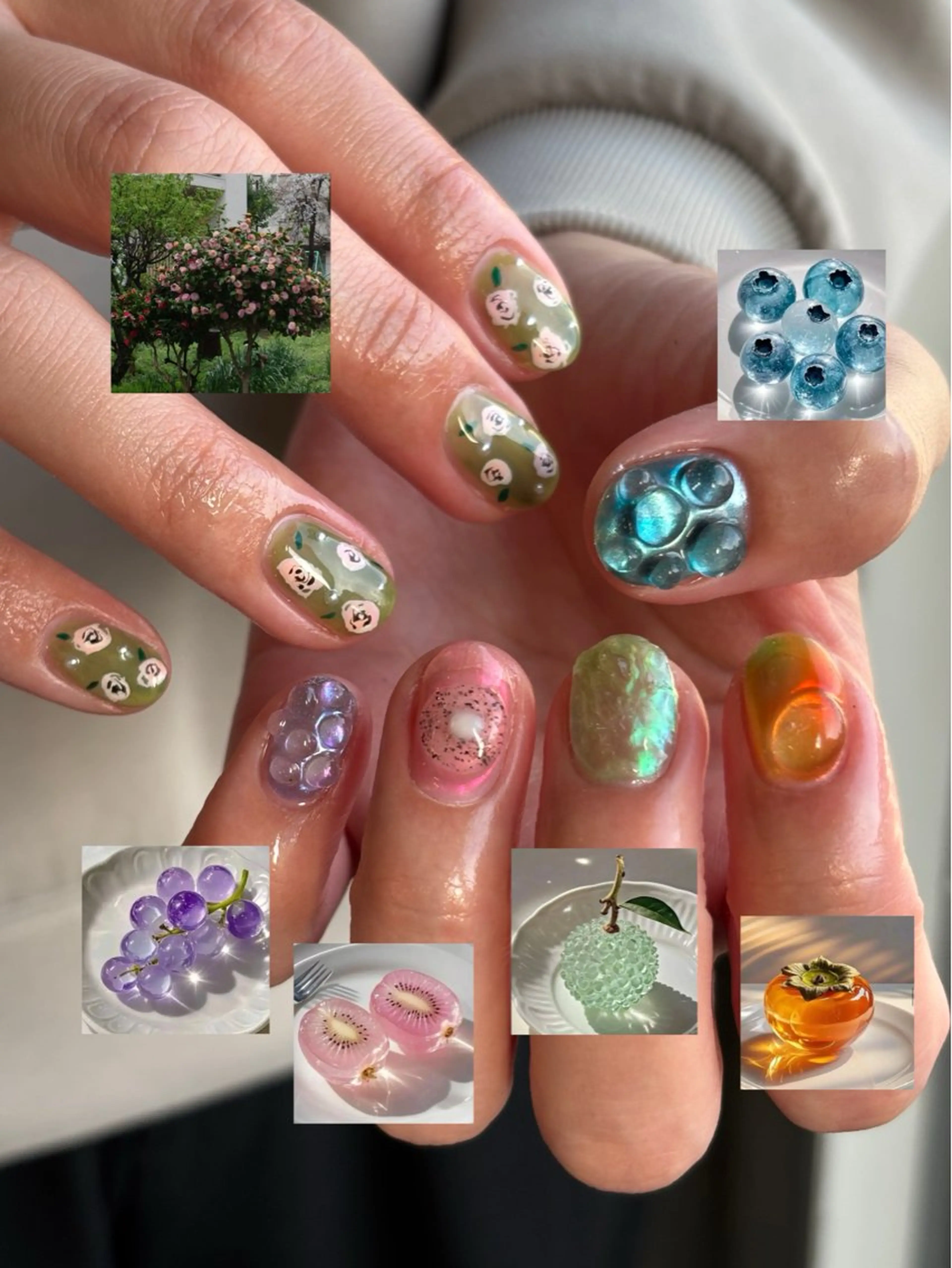 ネイル 持ち込み ハンドネイル nuu  栄所属・早川 里奈のネイルデザイン