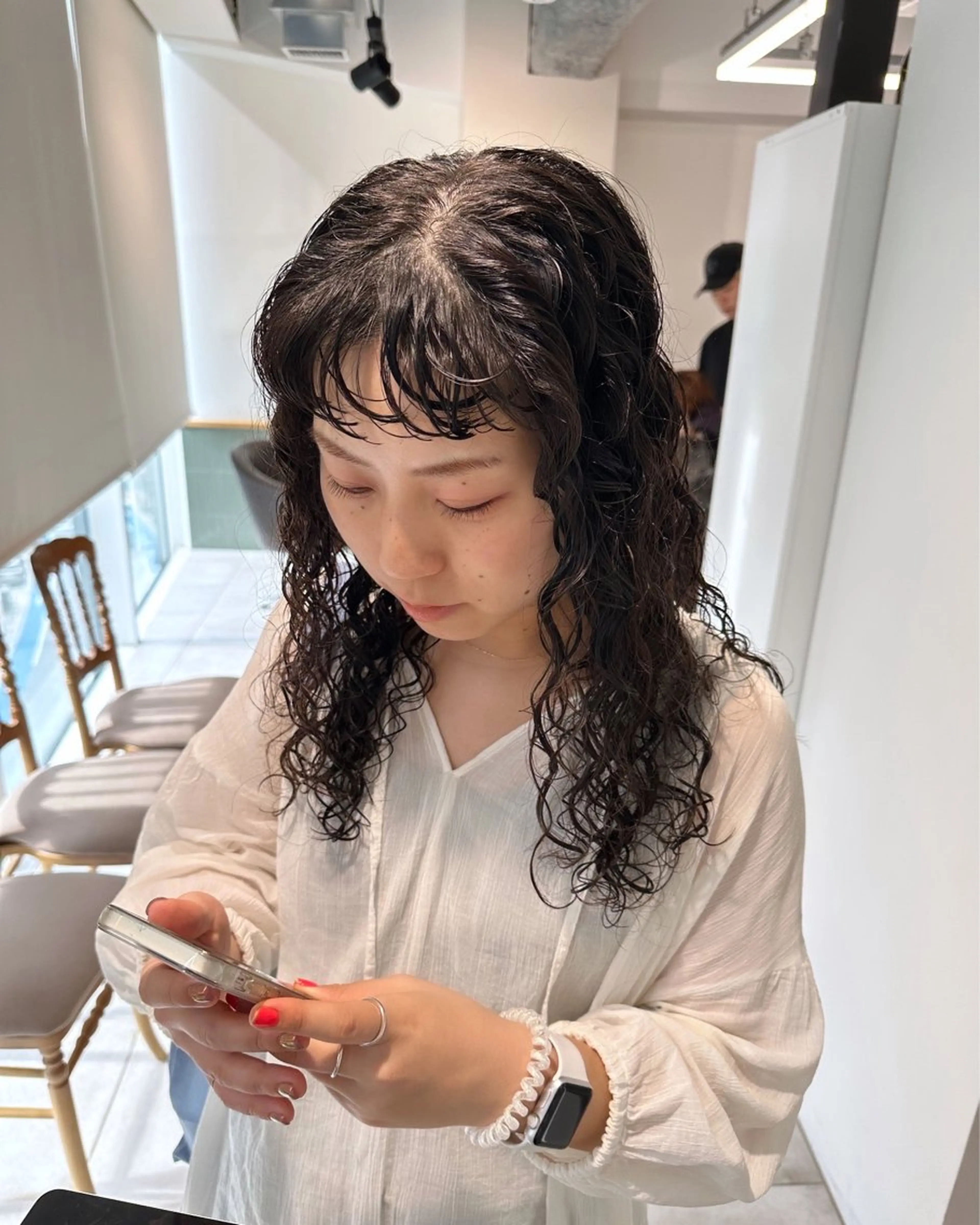 ロング カラー パーマ キッズ オトナヘア🌸 harukaのヘアスタイル