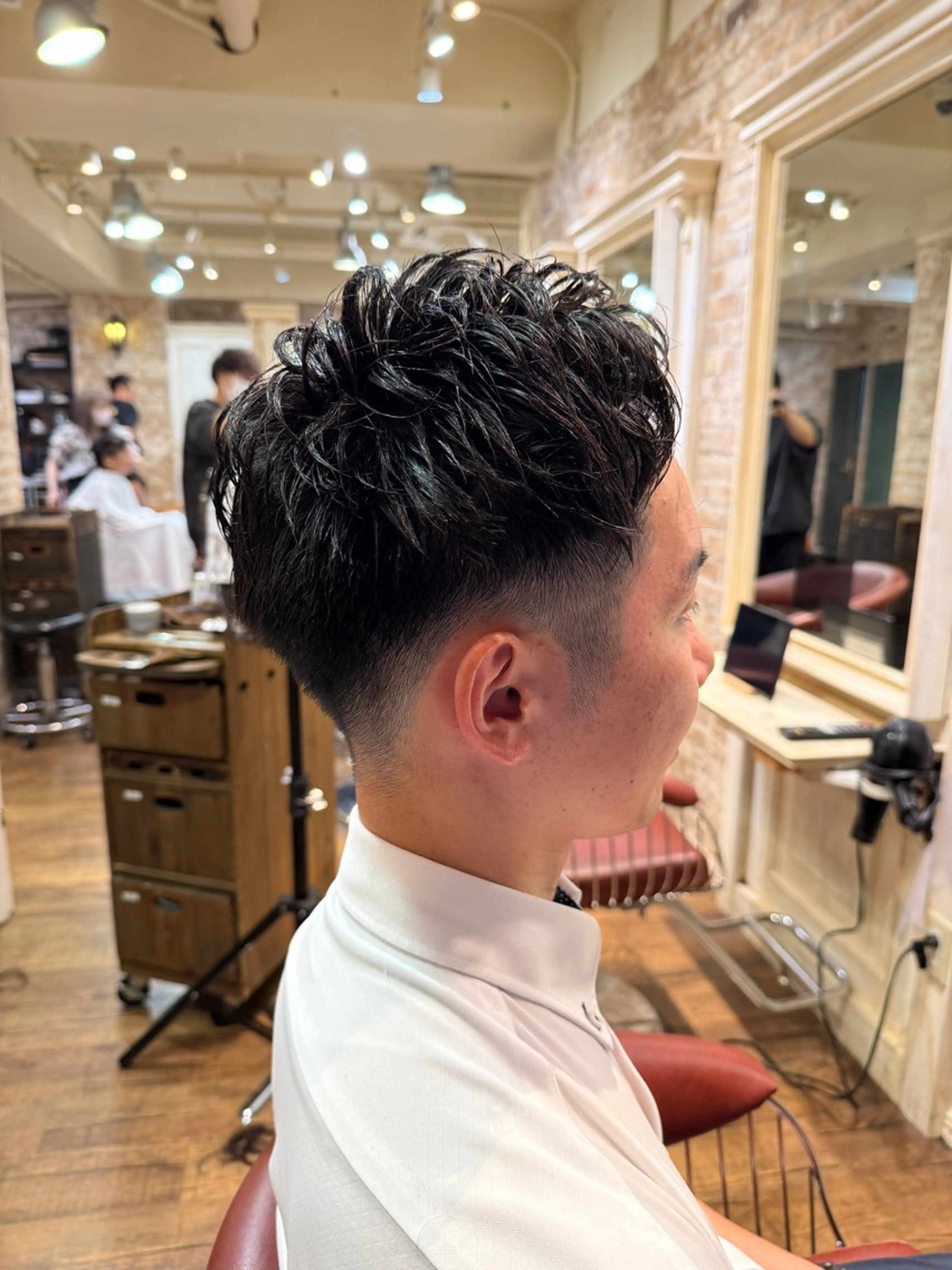 ショート パーマ メンズ メンズパーマ 💙加藤 凪桜💙のヘアスタイル