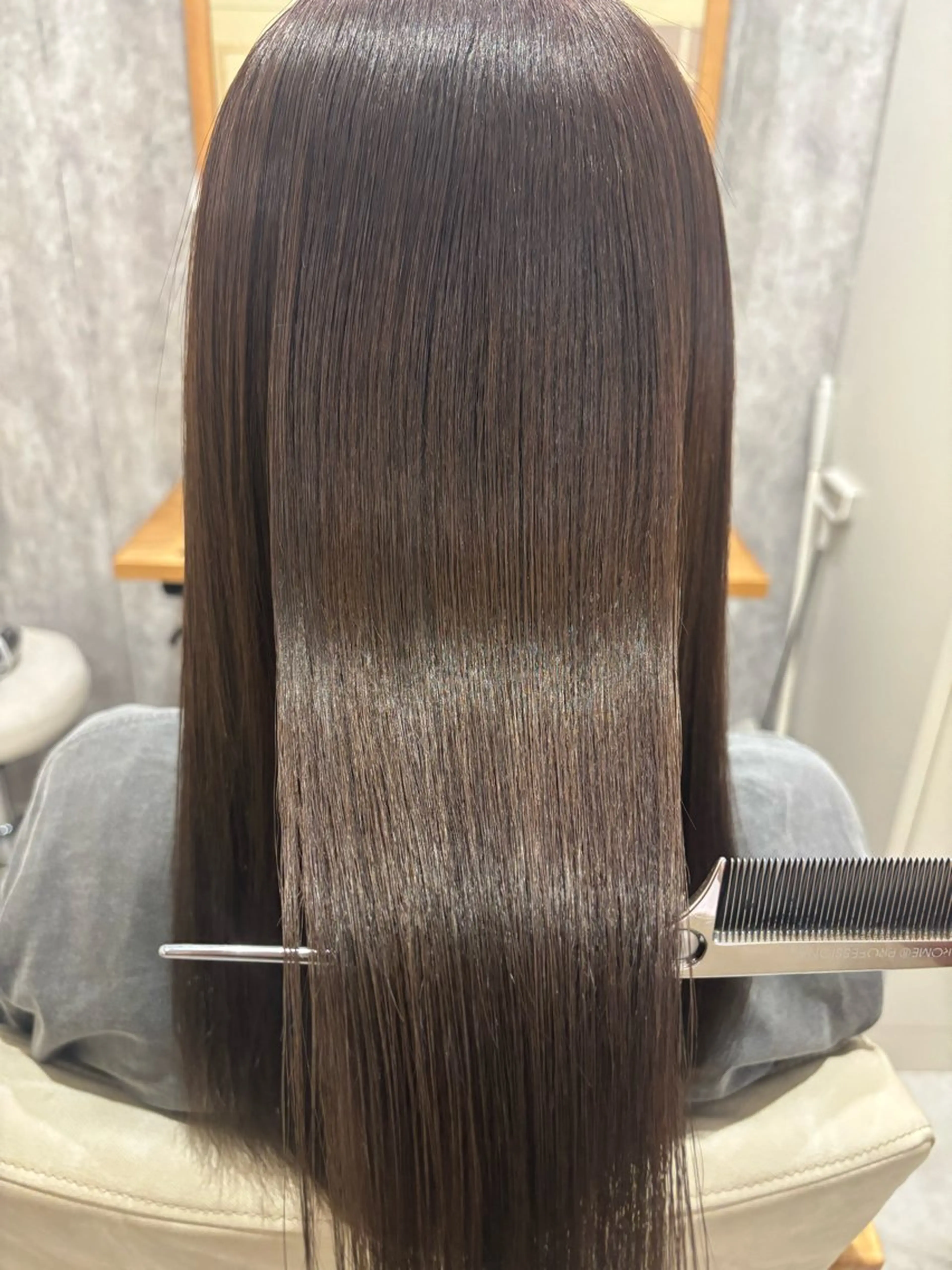 ロング KAEDE💖 縮毛矯正/艶カラーのヘアスタイル