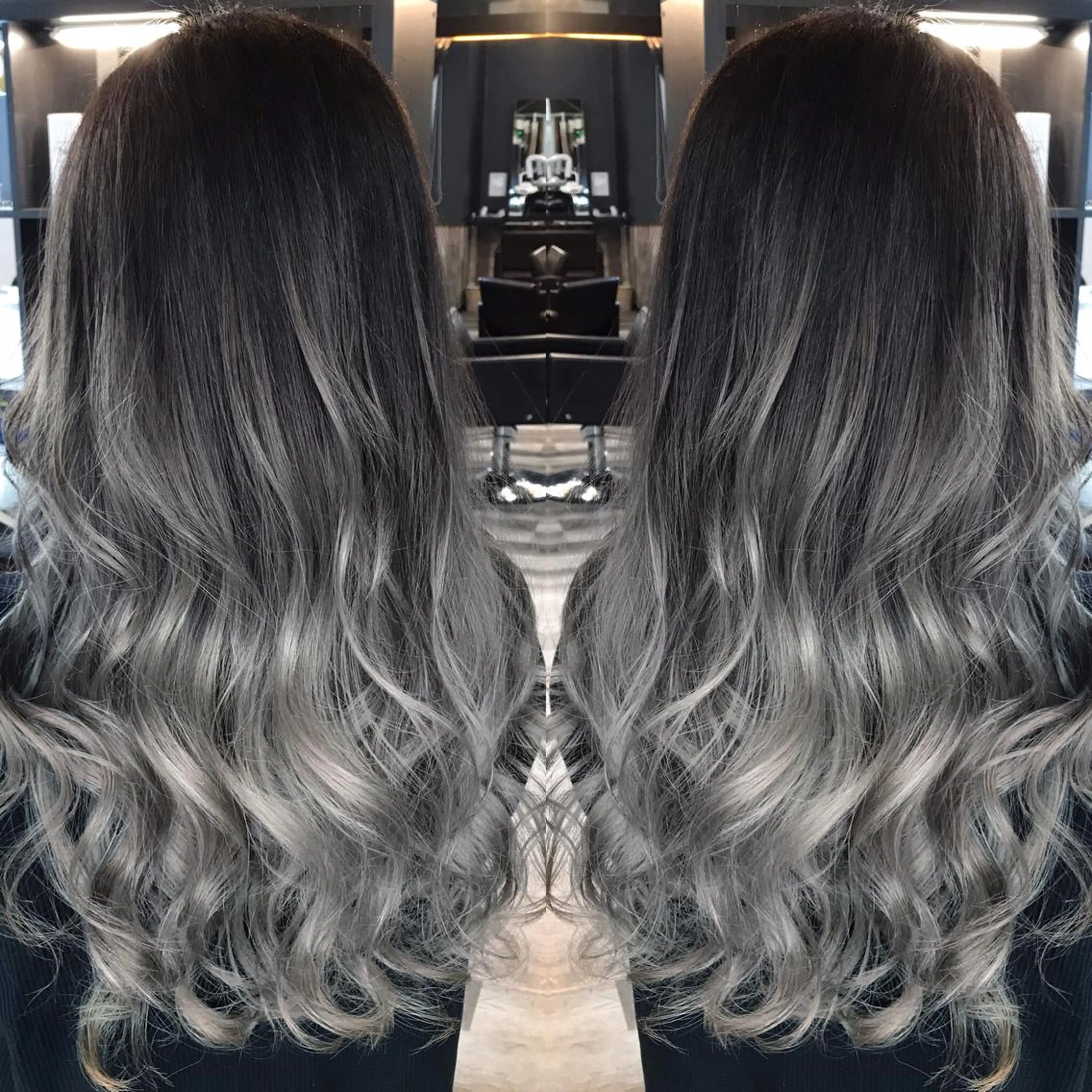 セミロング カラー KIRA スズキ タクヤ／店長のヘアスタイル