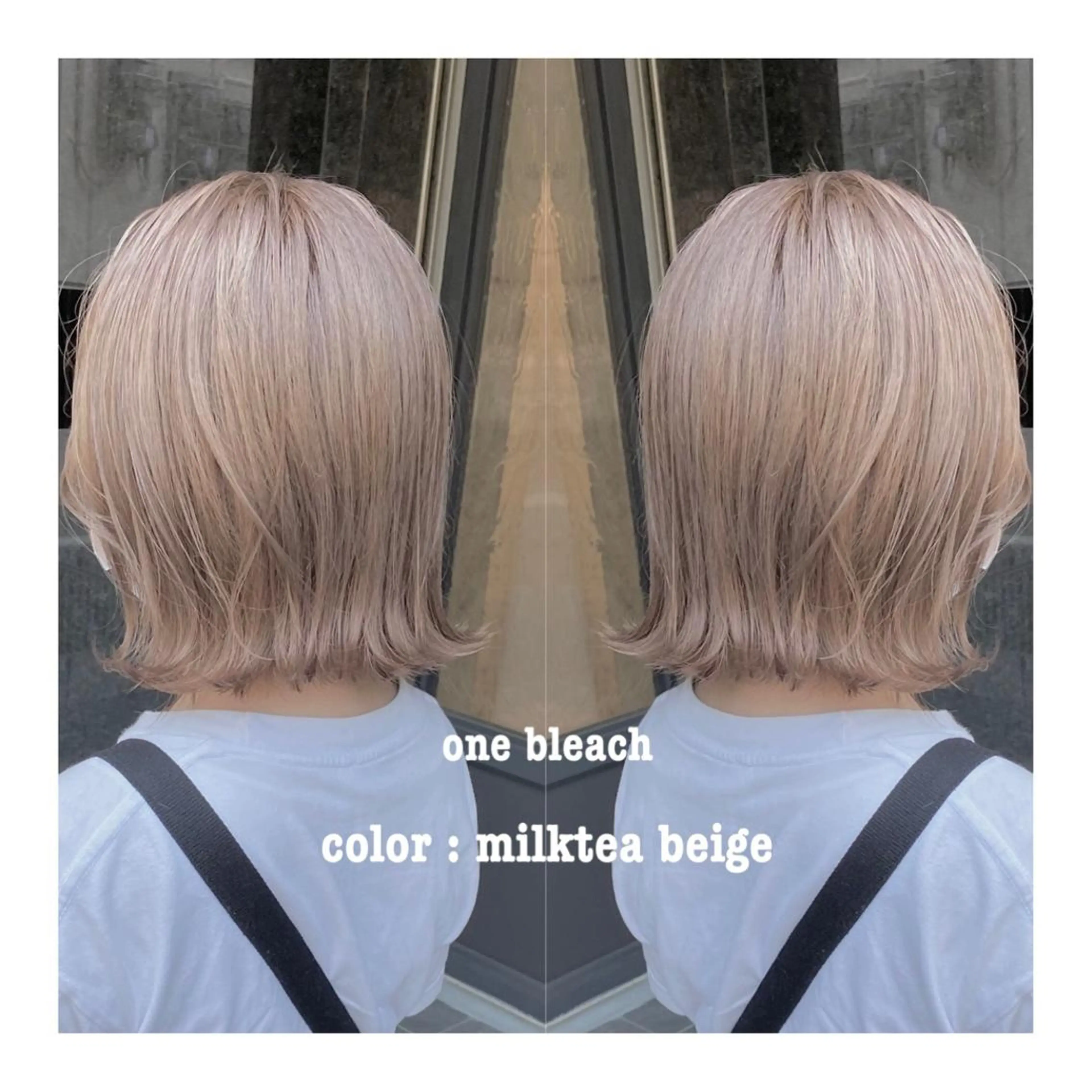 【メンズも大歓迎】ブリーチ➕艶カラー➕似合わせカット✂️の写真