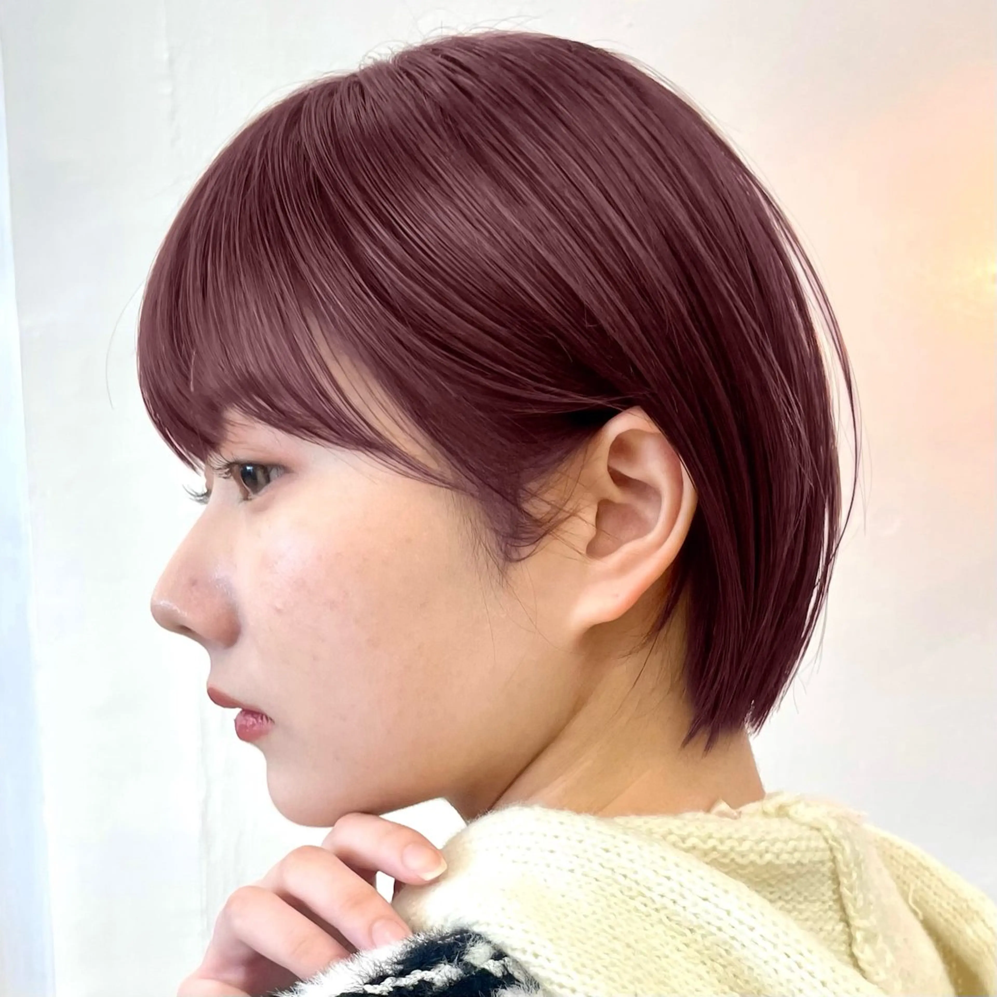 ショート カラー ヘアアレンジ 暖色/ショート/ボブ /hana🌸のヘアスタイル