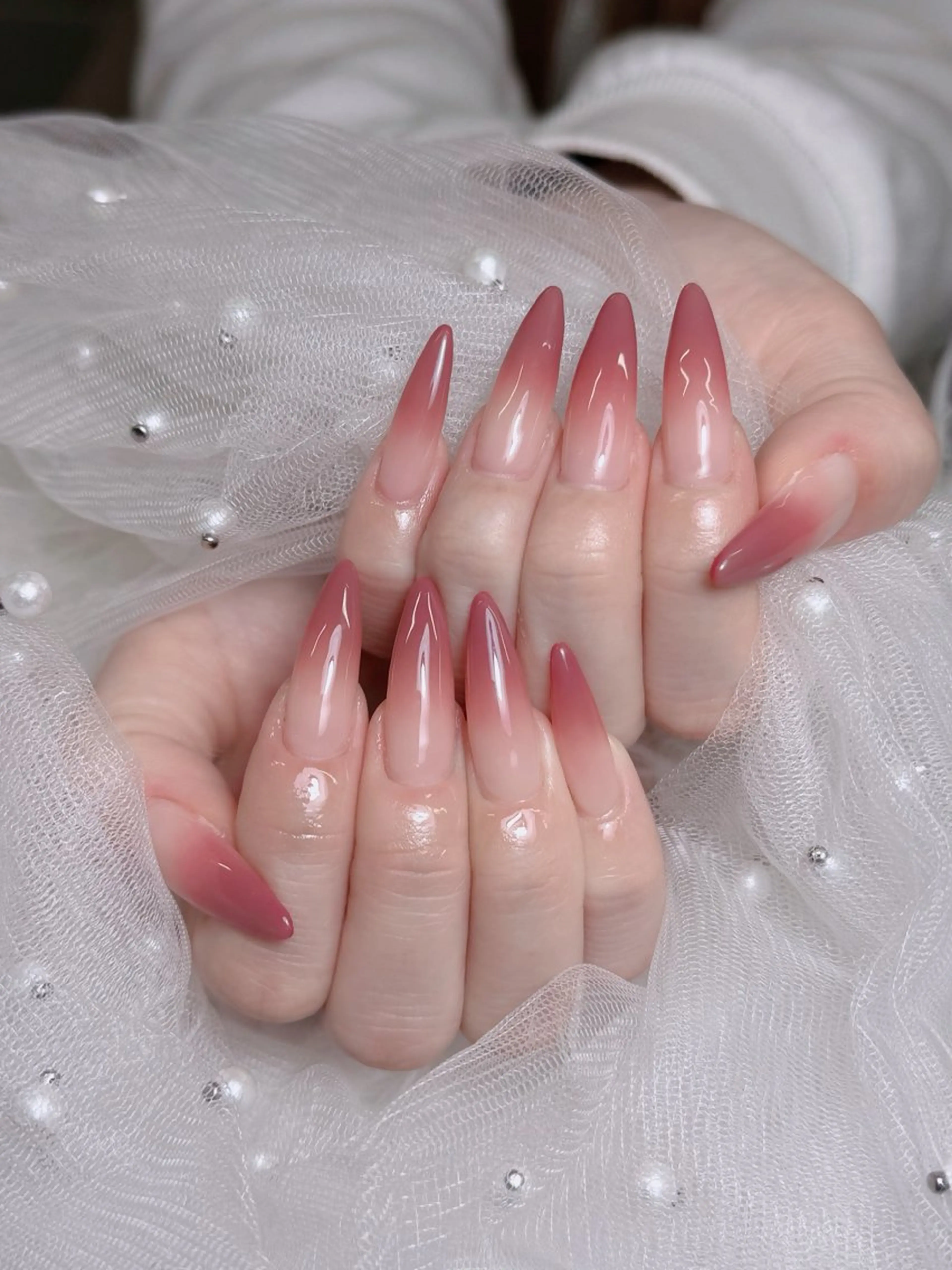 ネイル オーロラネイル チークネイル フットネイル フレンチネイル ハロウィン ハンドネイル Lumi Nail 新大久保3‘のネイルデザイン